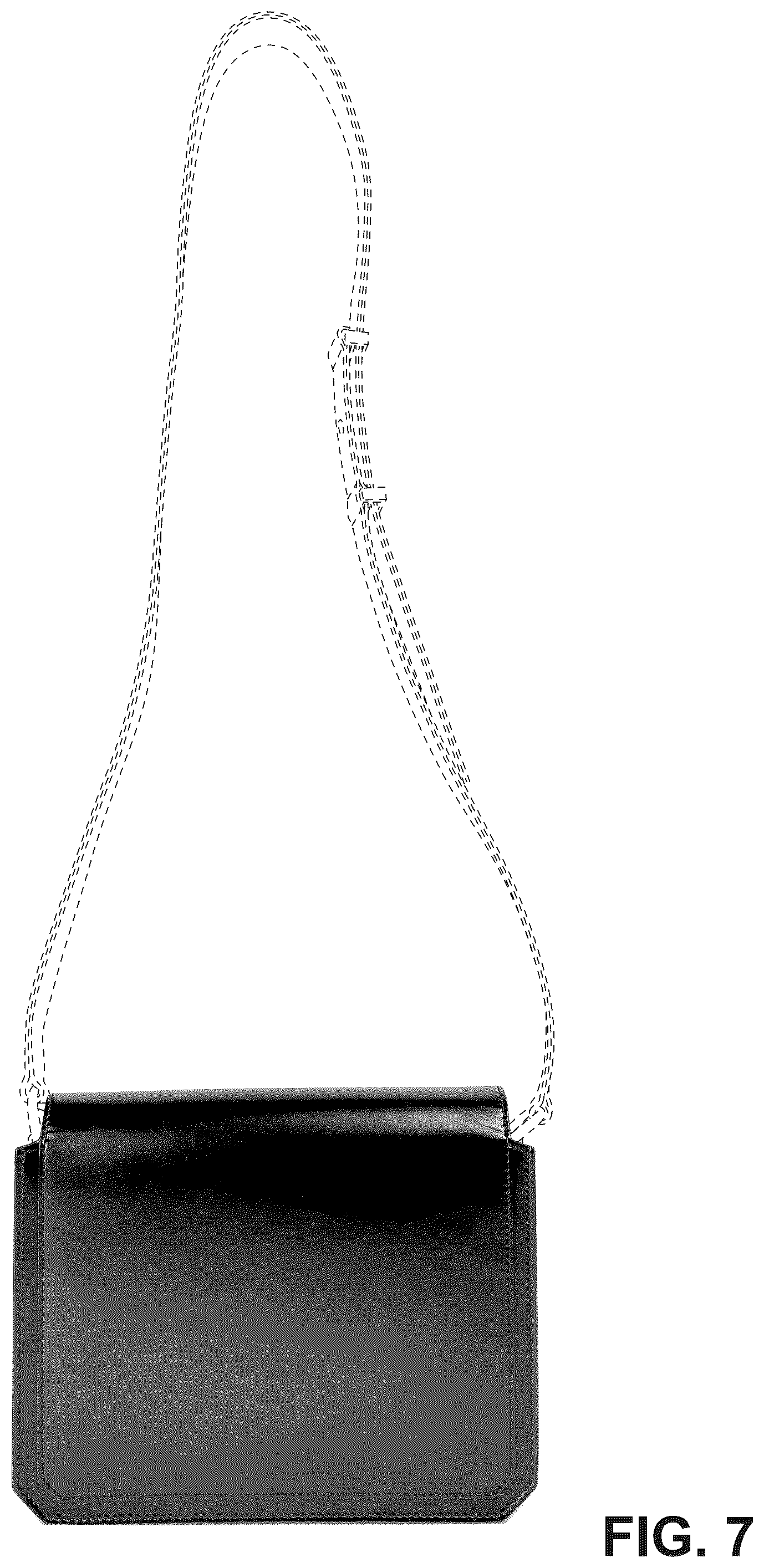 Patent USD1124643 Figure 7 – Bag
