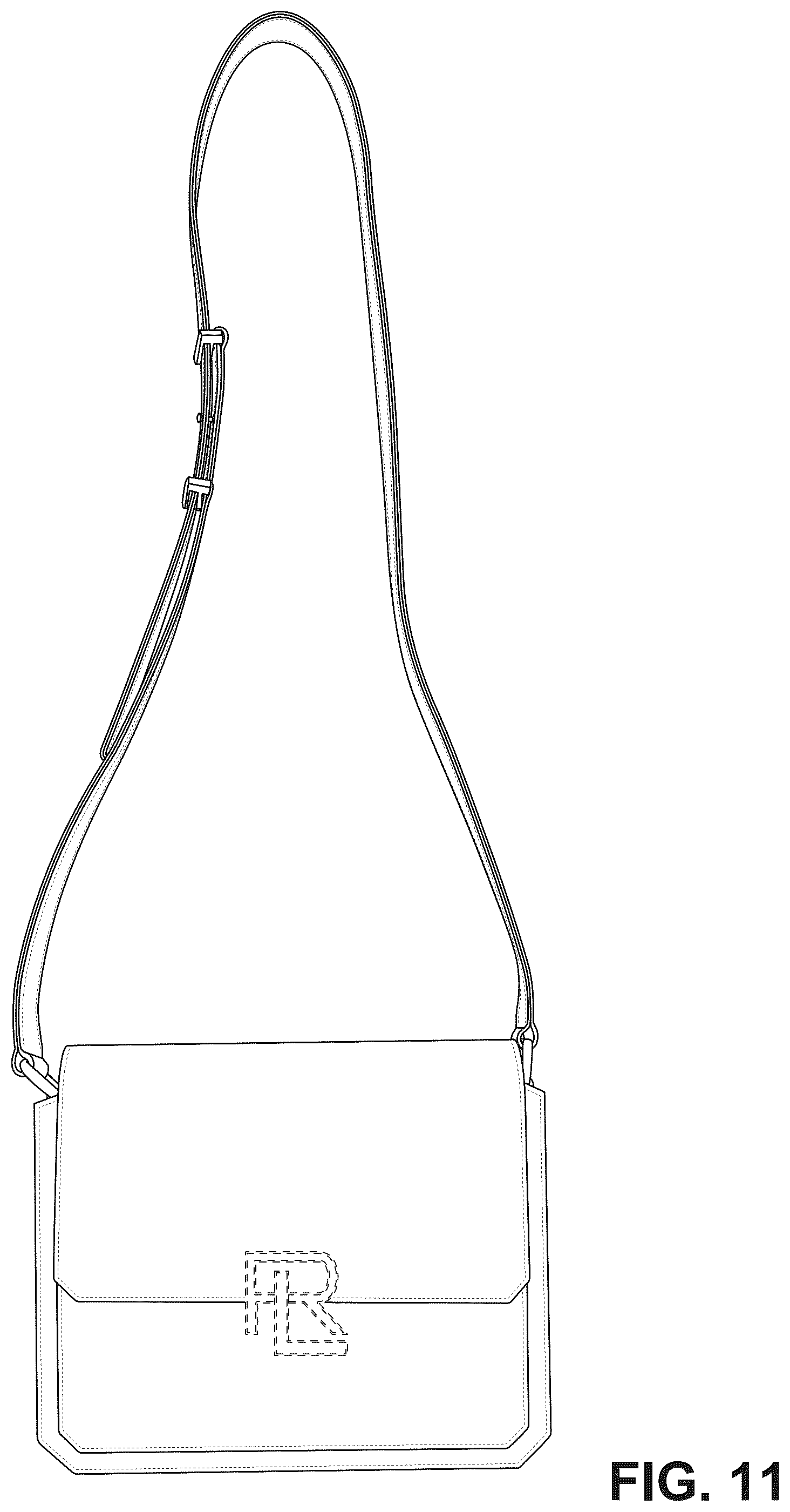 Patent USD1124643 Figure 11 – Bag