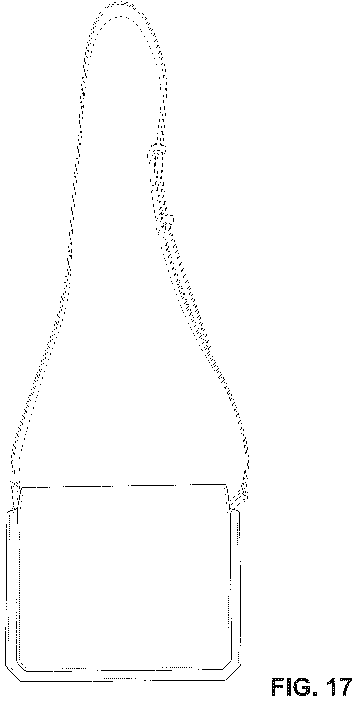 Patent USD1124643 Figure 17 – Bag