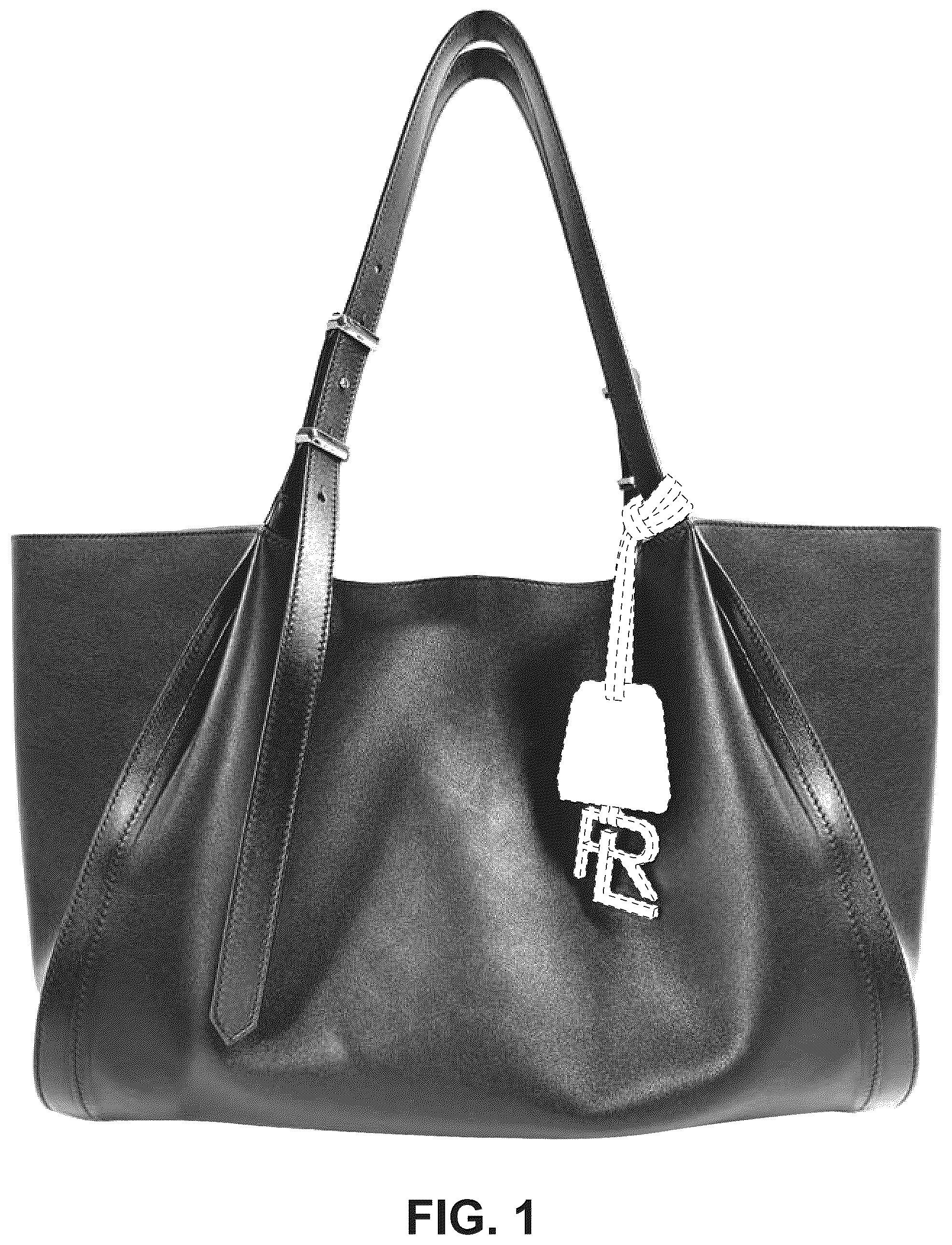 Patent USD1124644 Figure 1 – Bag