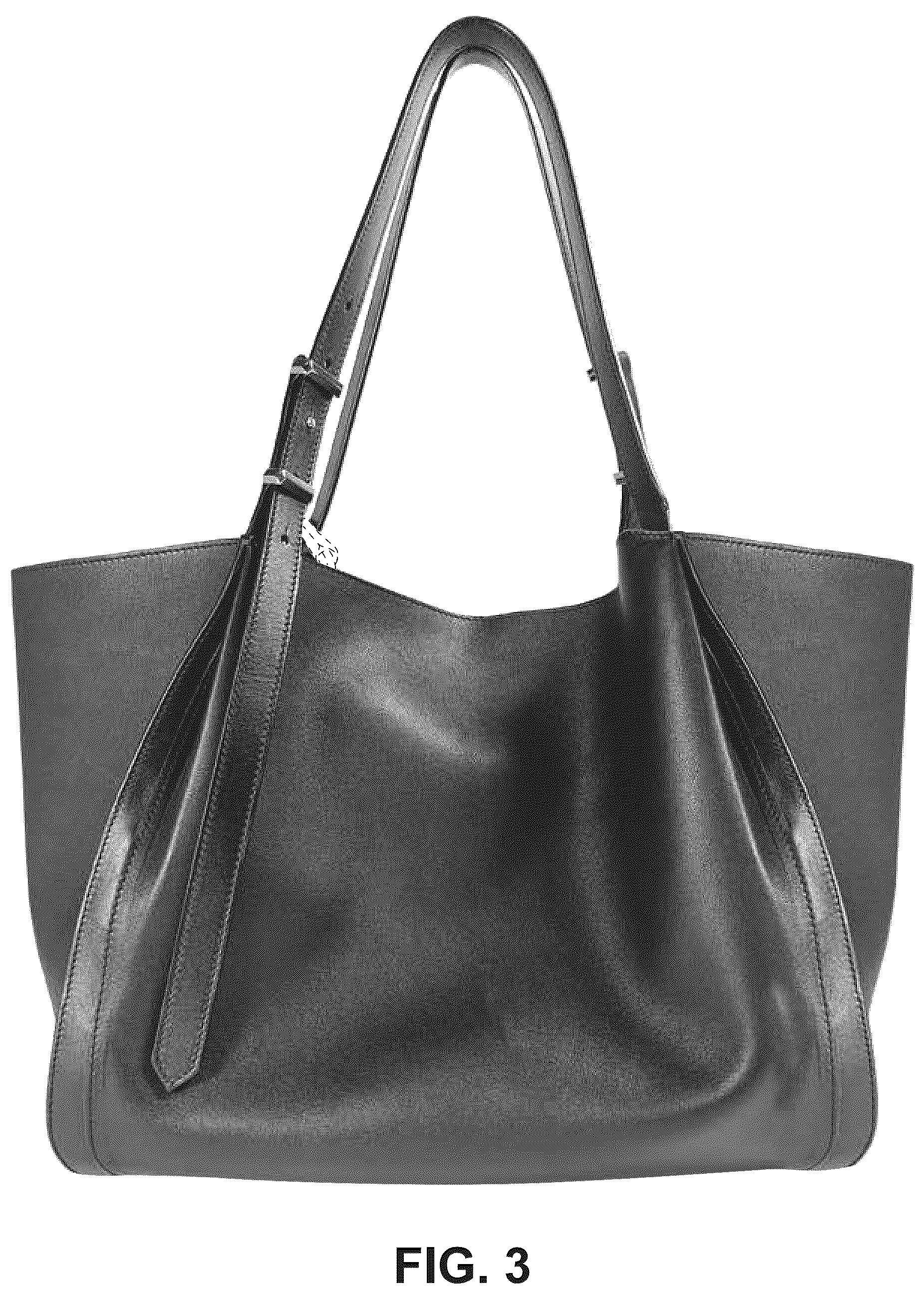 Patent USD1124644 Figure 3 – Bag