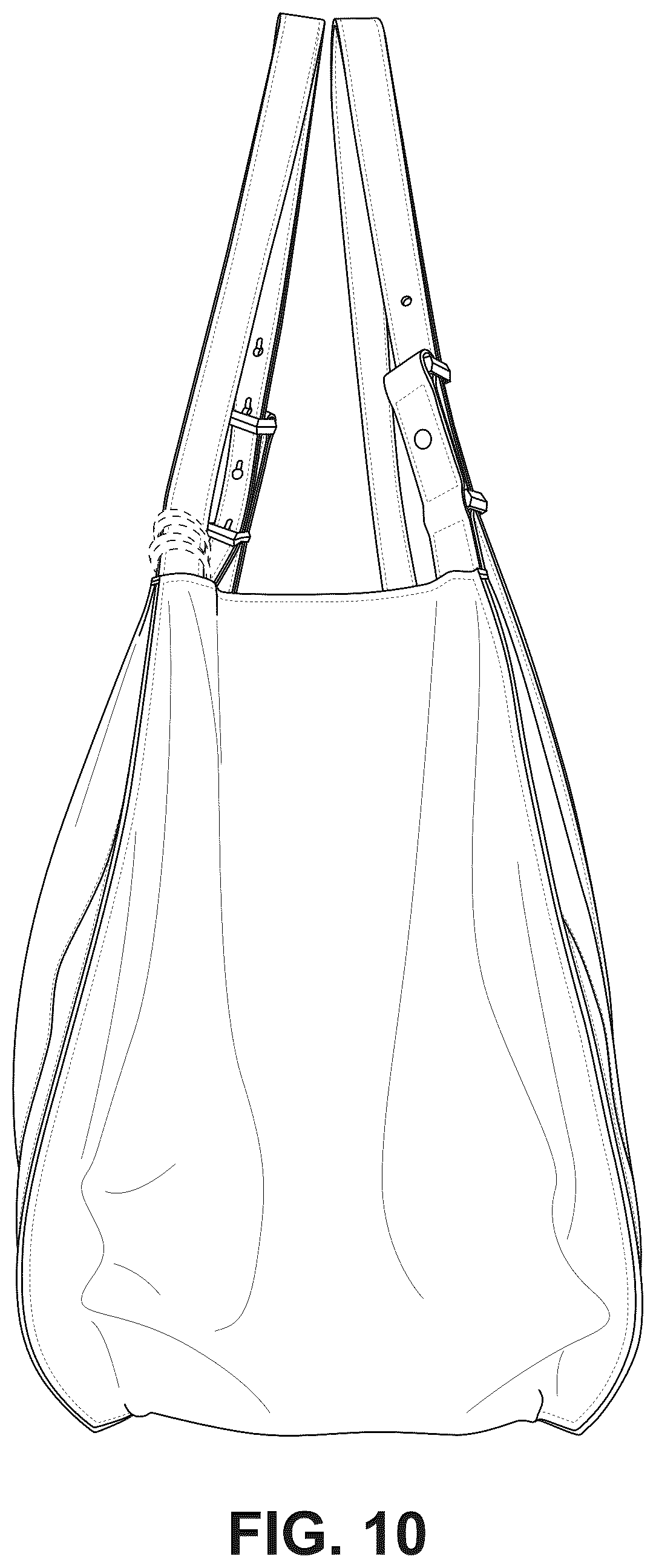 Patent USD1124644 Figure 10 – Bag