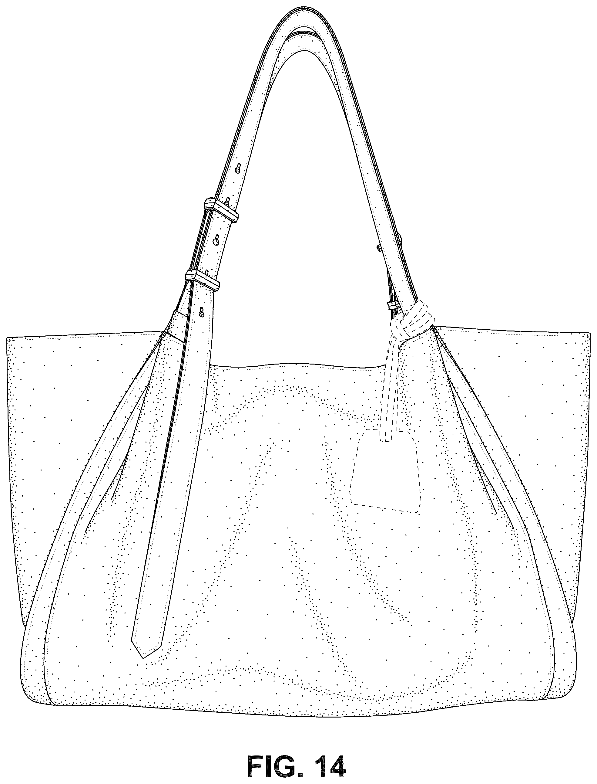 Patent USD1124644 Figure 14 – Bag