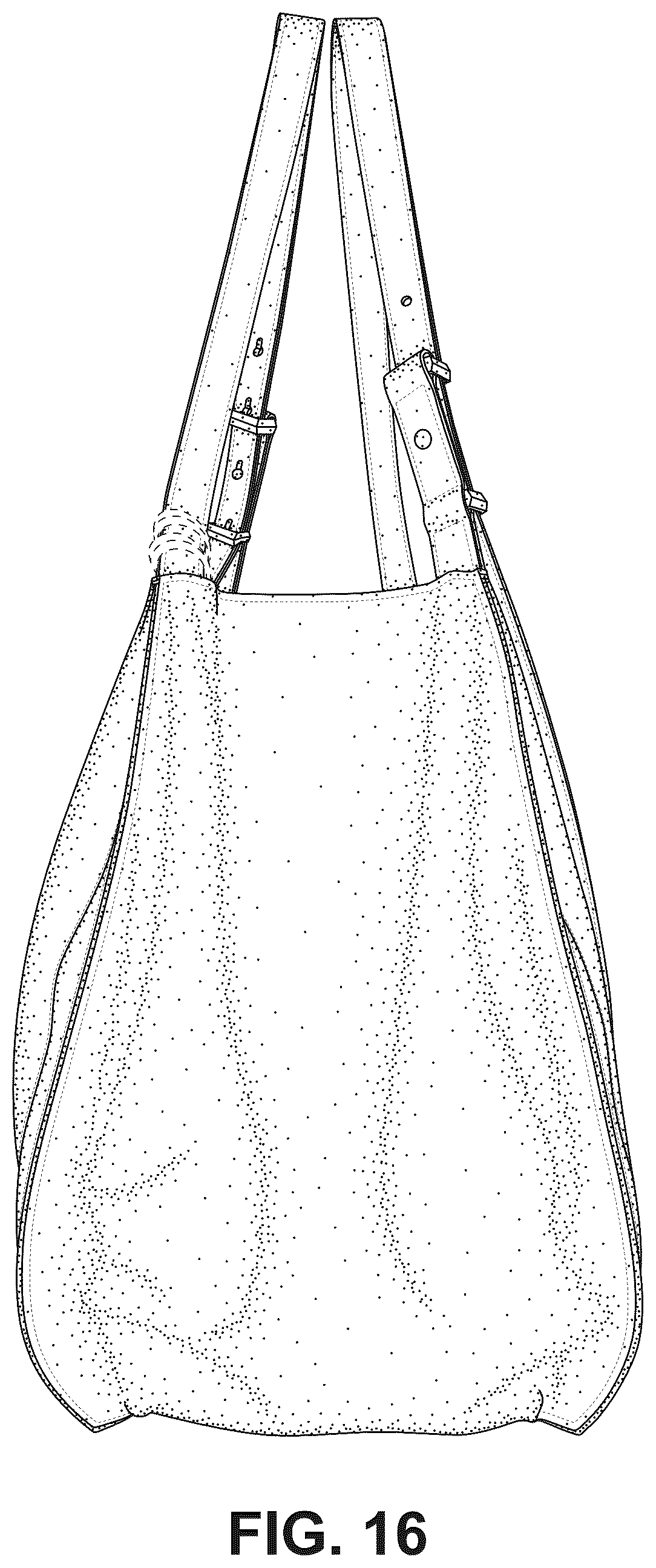 Patent USD1124644 Figure 16 – Bag