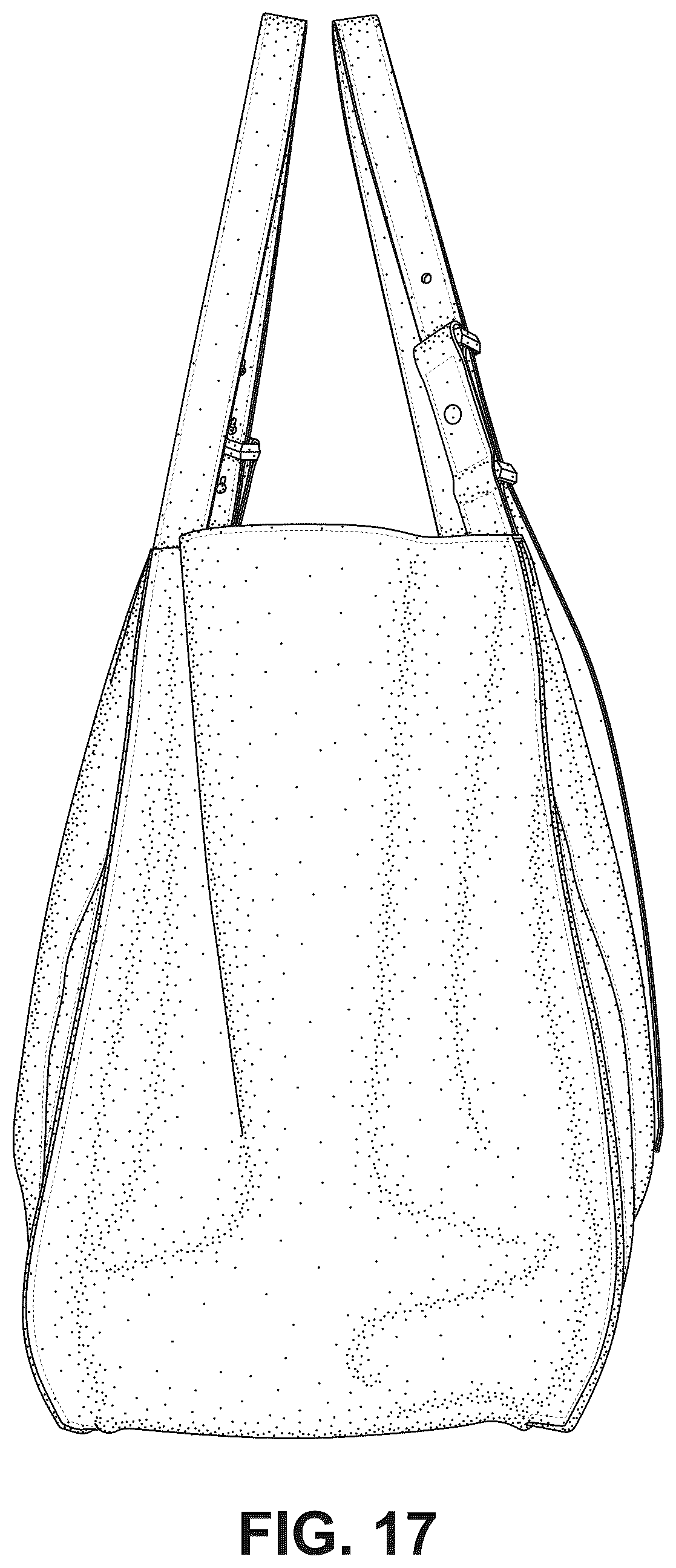 Patent USD1124644 Figure 17 – Bag