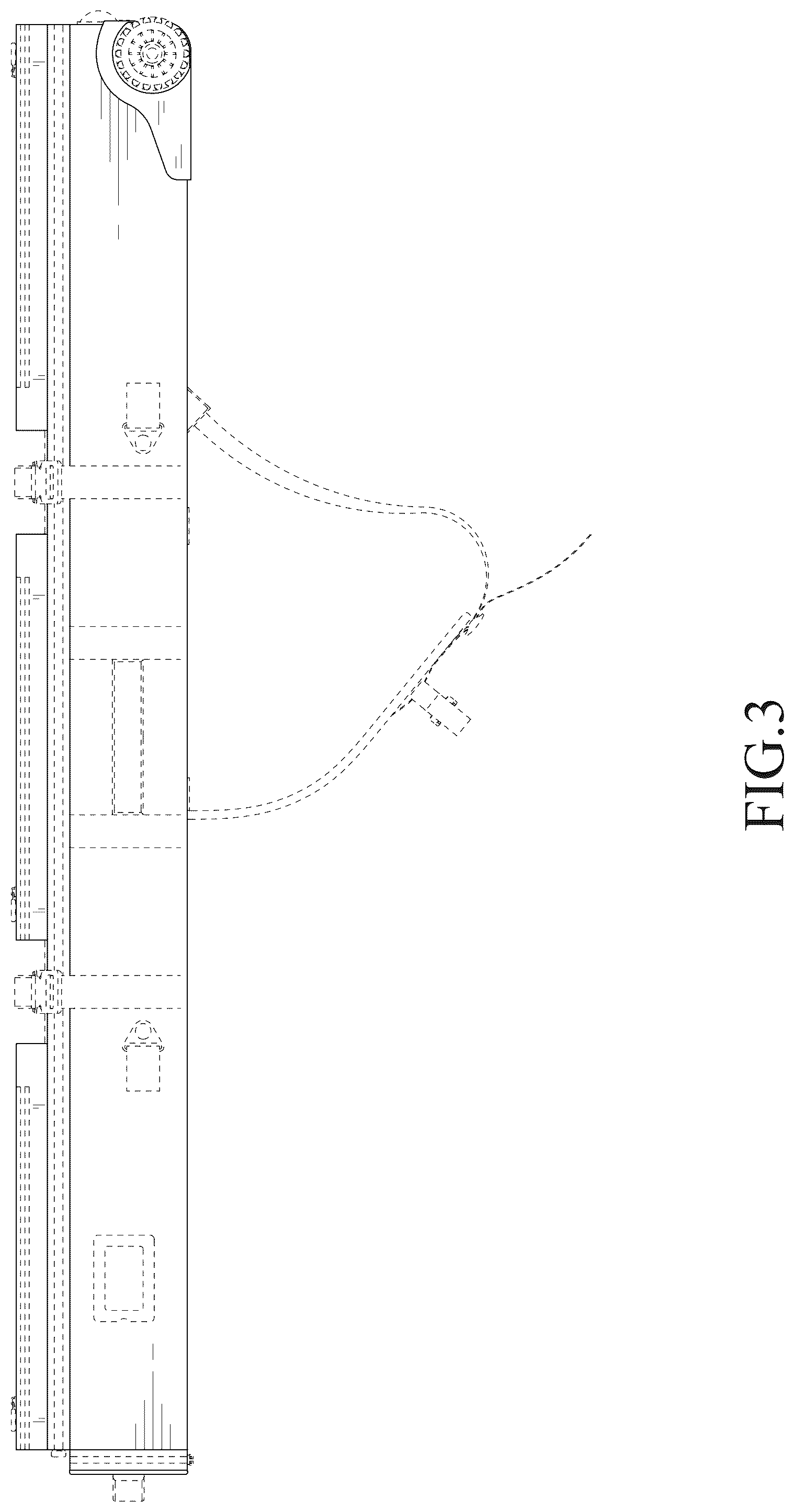 Patent USD1124647 Figure 3 – Snowboard bag