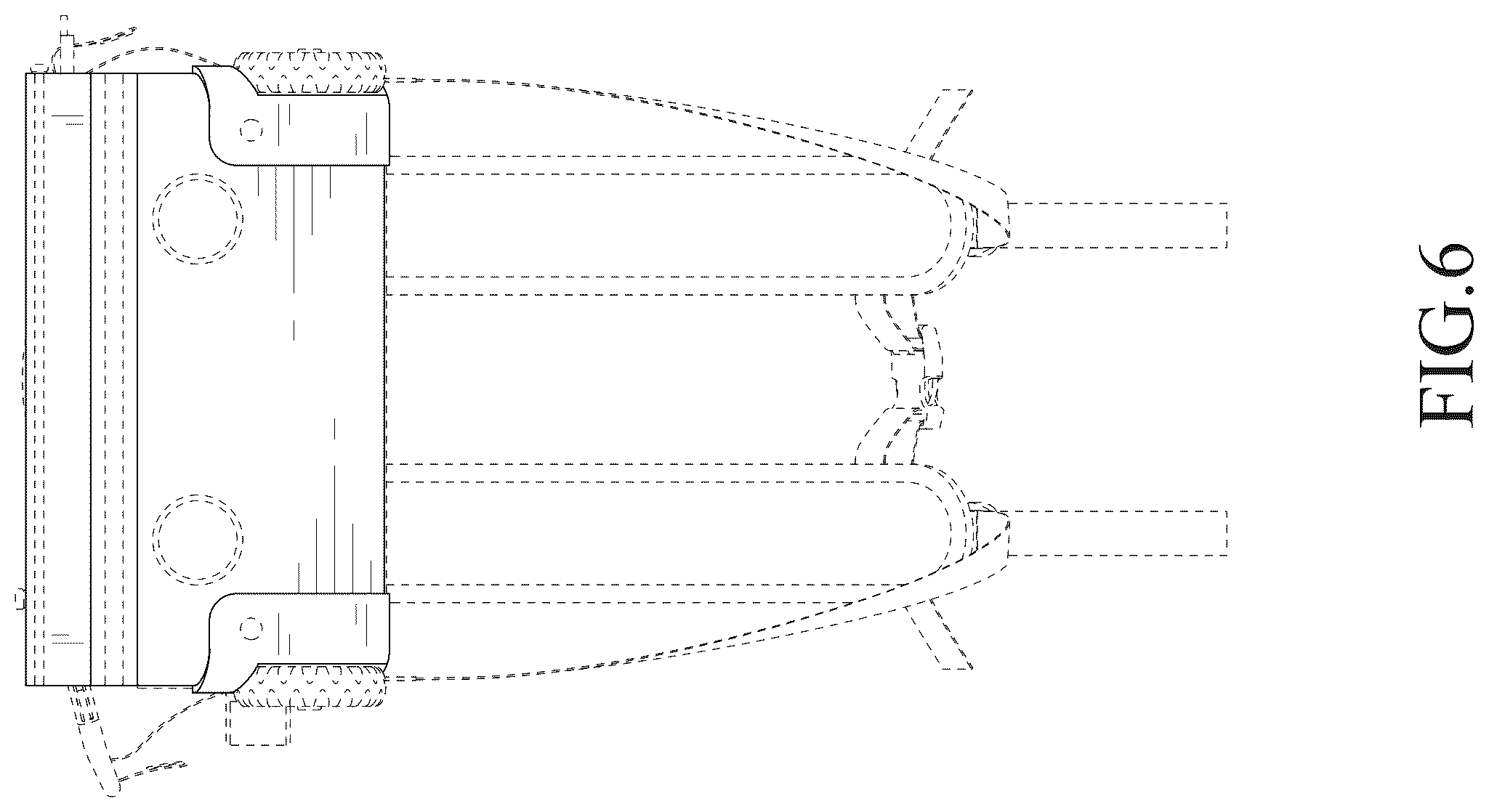 Patent USD1124647 Figure 6 – Snowboard bag