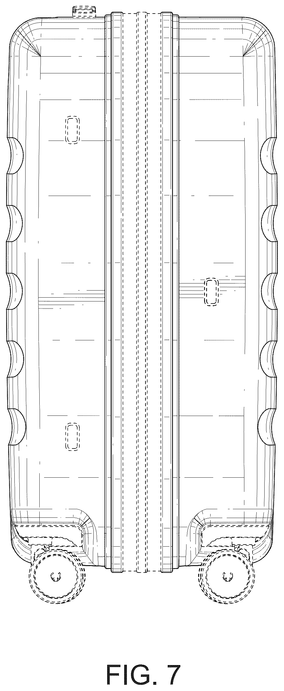 Patent USD1124650 Figure 7 – Suitcase