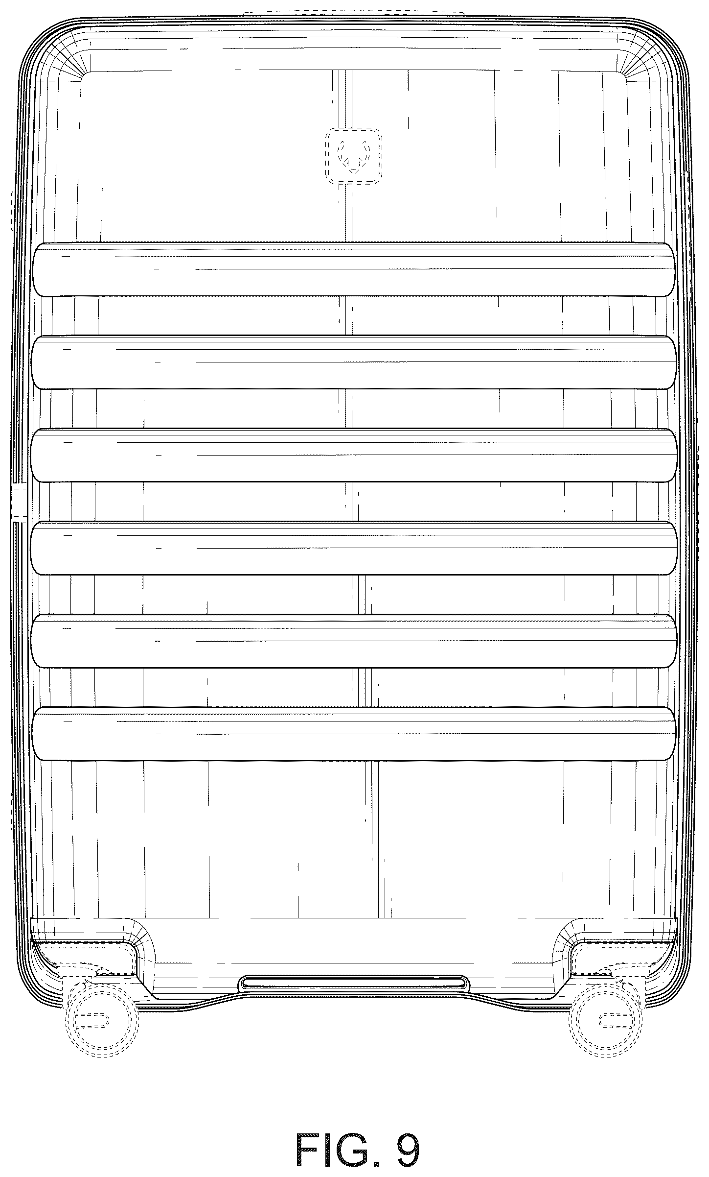Patent USD1124650 Figure 9 – Suitcase