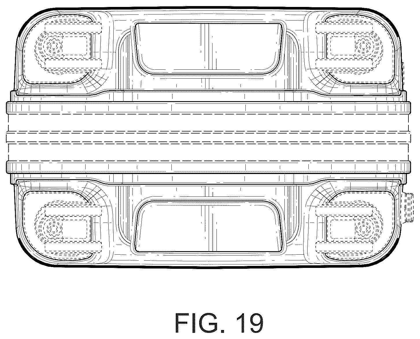Patent USD1124650 Figure 19 – Suitcase
