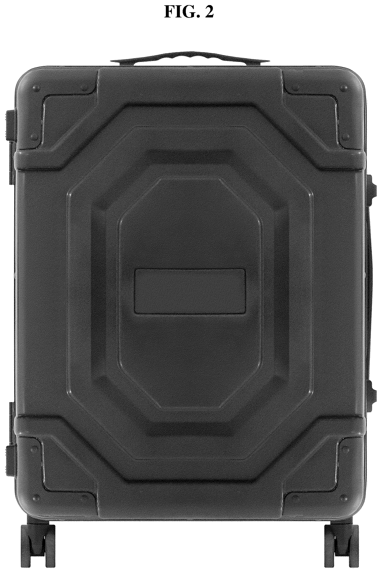 Patent USD1124651 Figure 2 – Suitcase