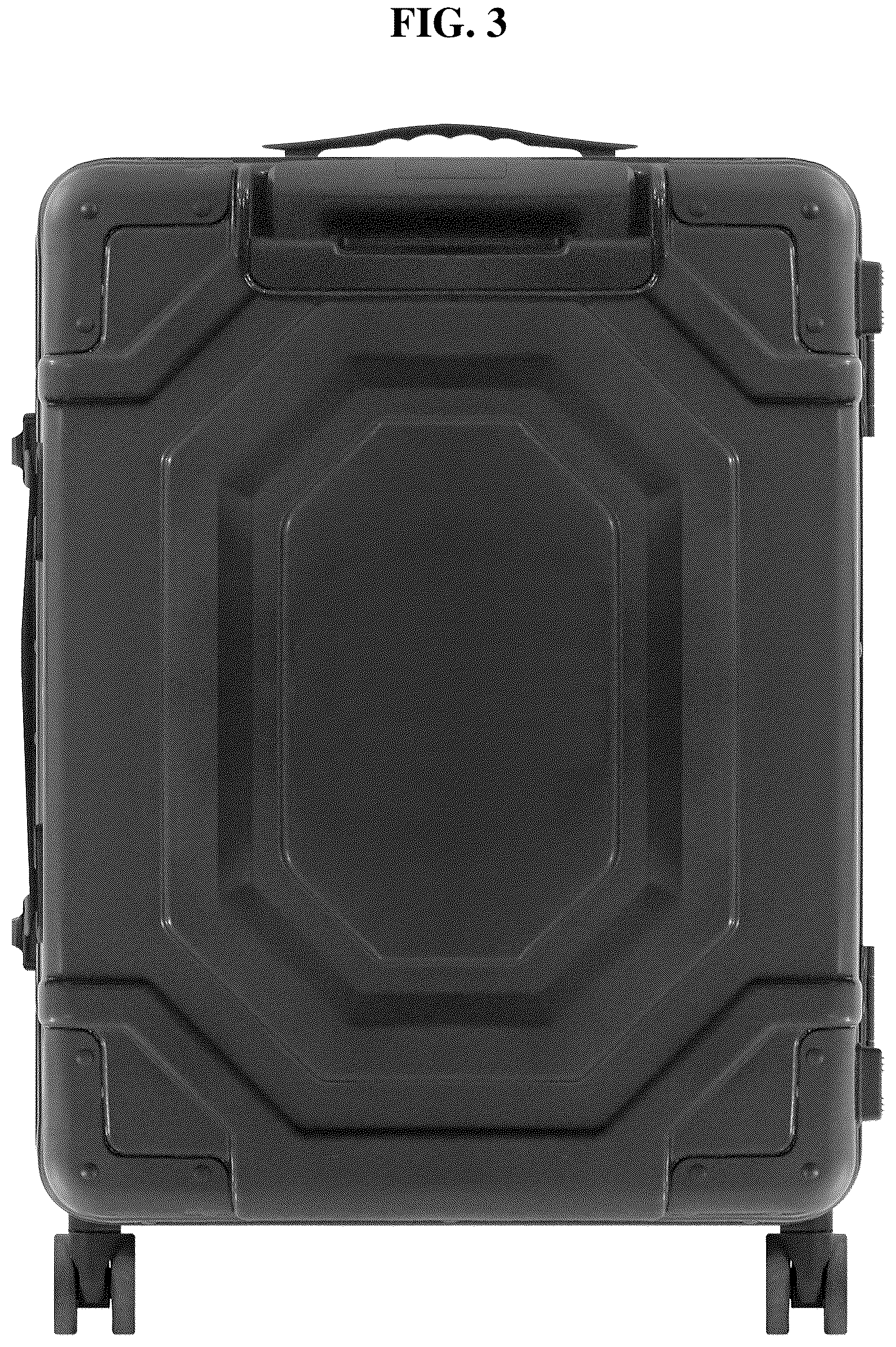 Patent USD1124651 Figure 3 – Suitcase
