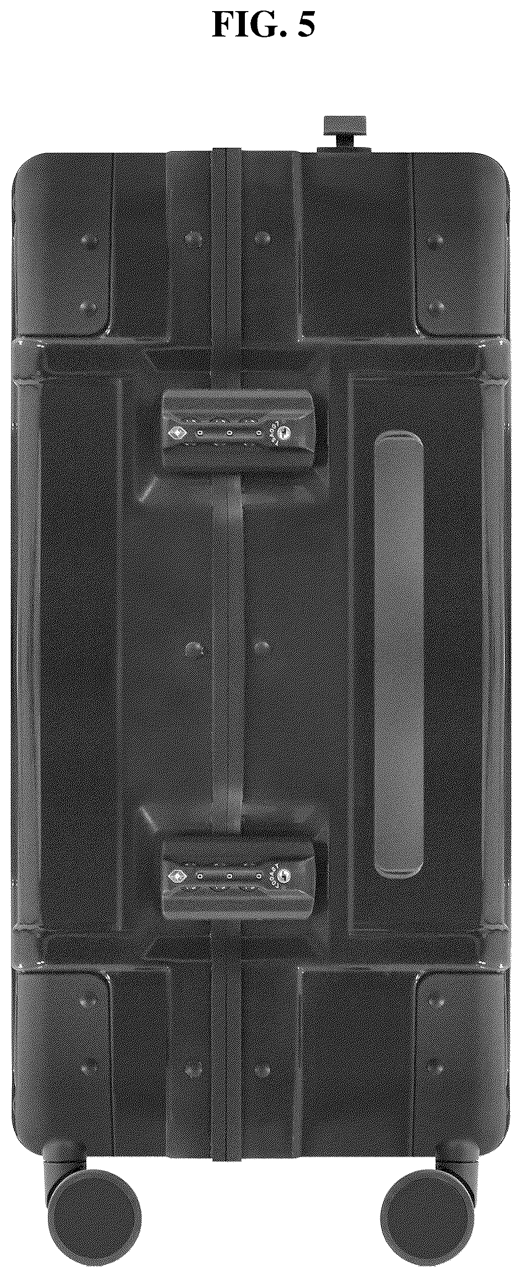 Patent USD1124651 Figure 5 – Suitcase
