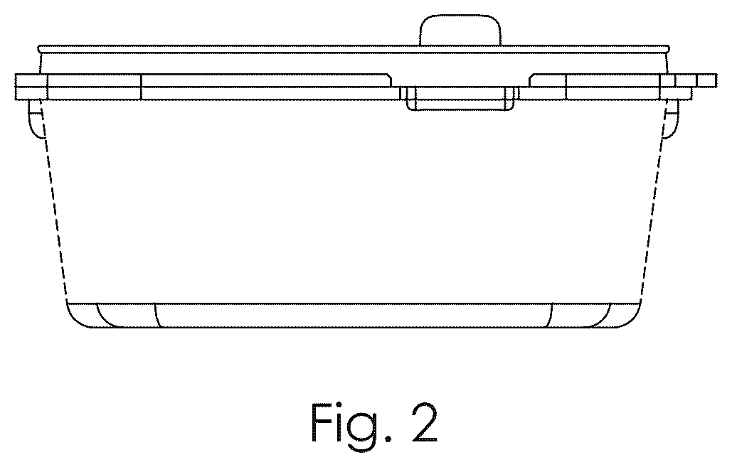 Patent USD1124652 Figure 2 – Child-resistant storage case