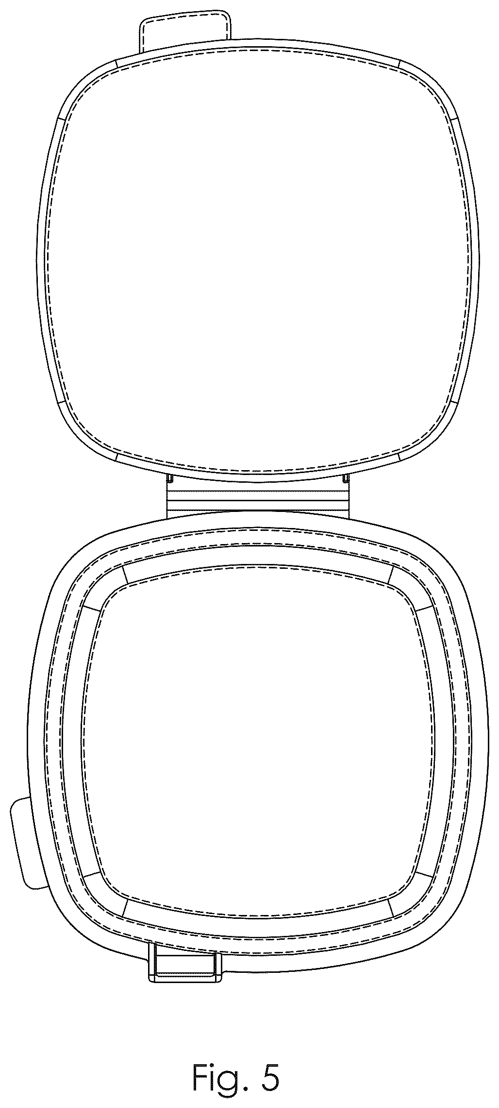 Patent USD1124652 Figure 5 – Child-resistant storage case