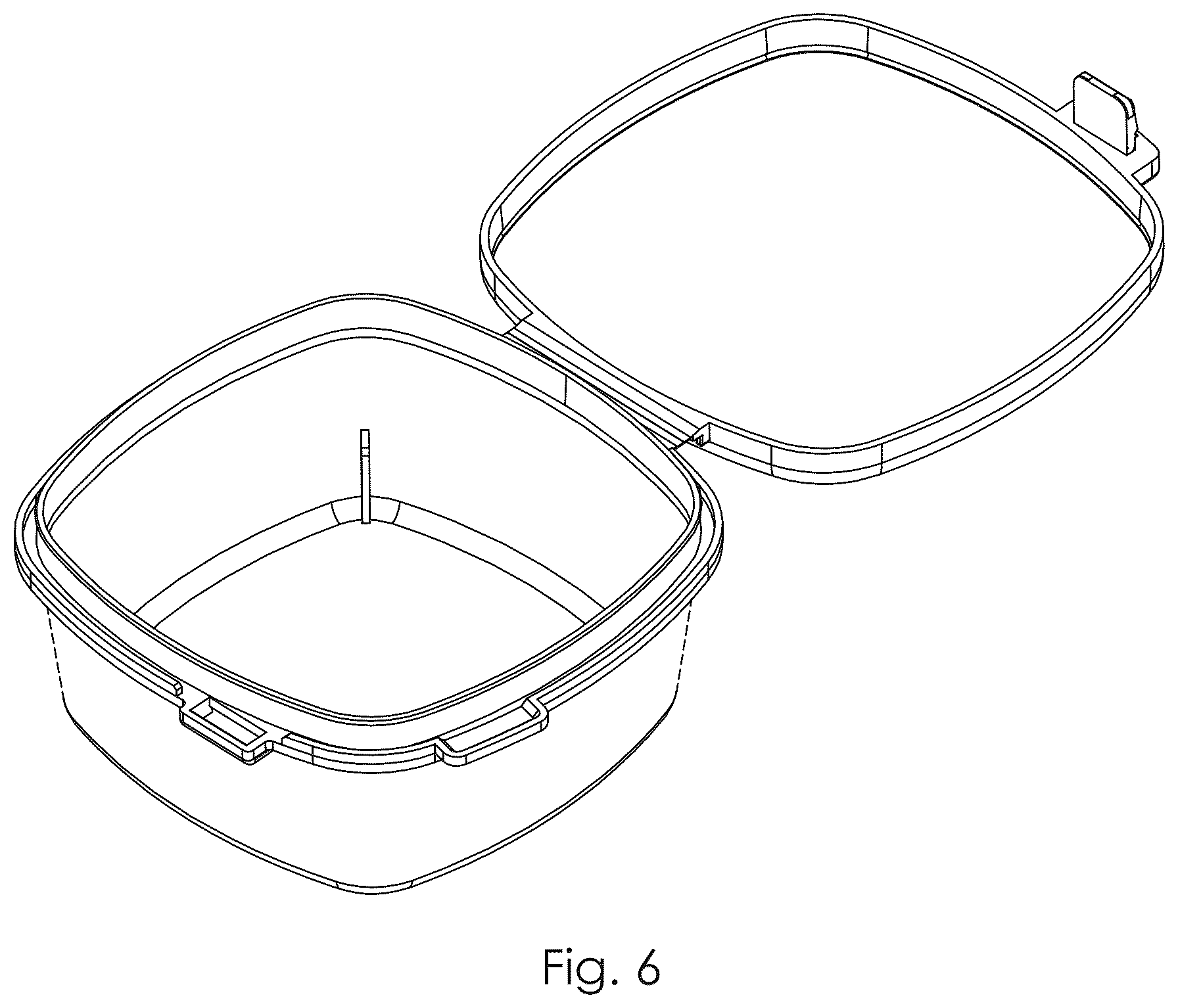 Patent USD1124652 Figure 6 – Child-resistant storage case
