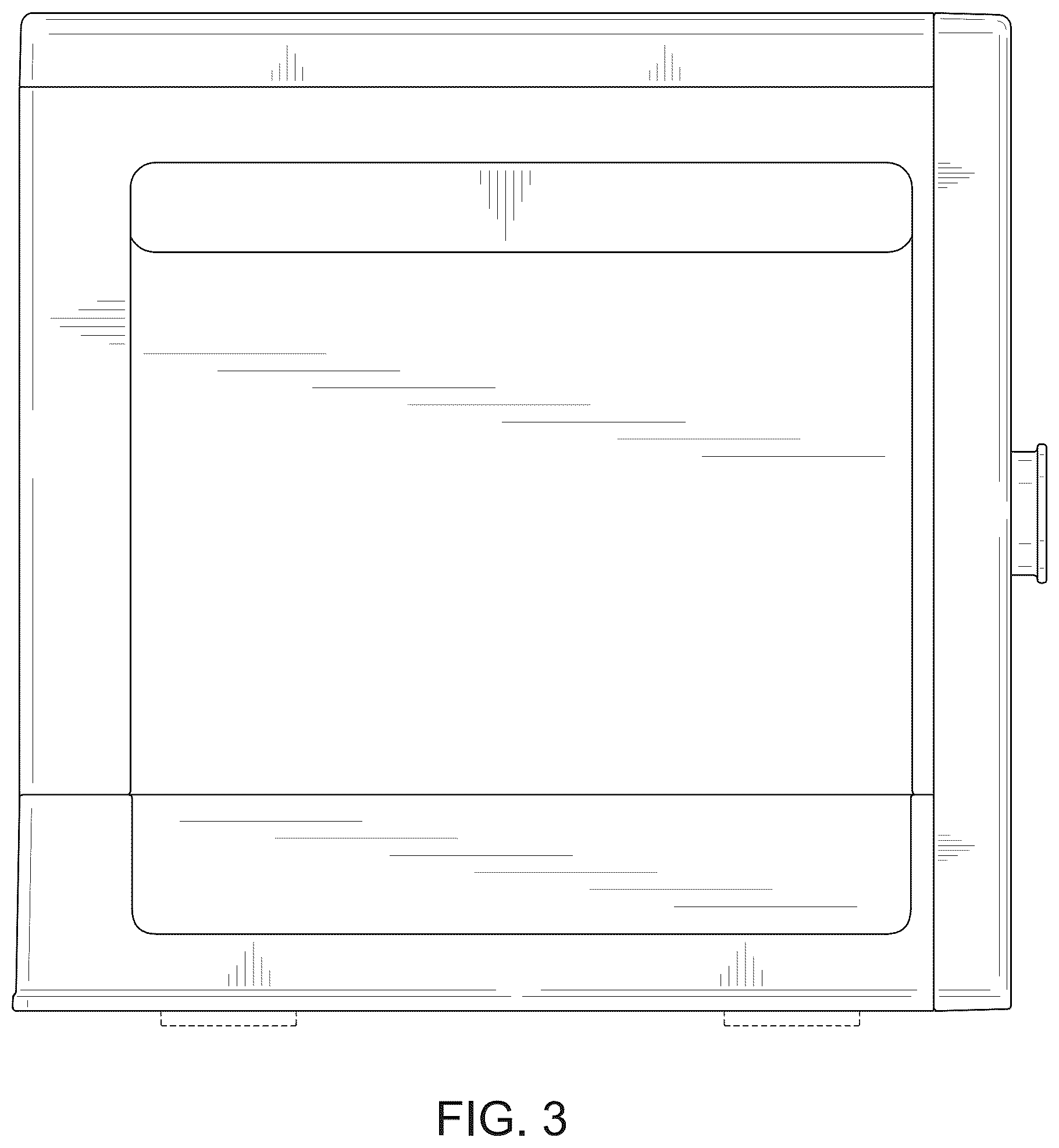 Patent USD1124653 Figure 3 – Storage box