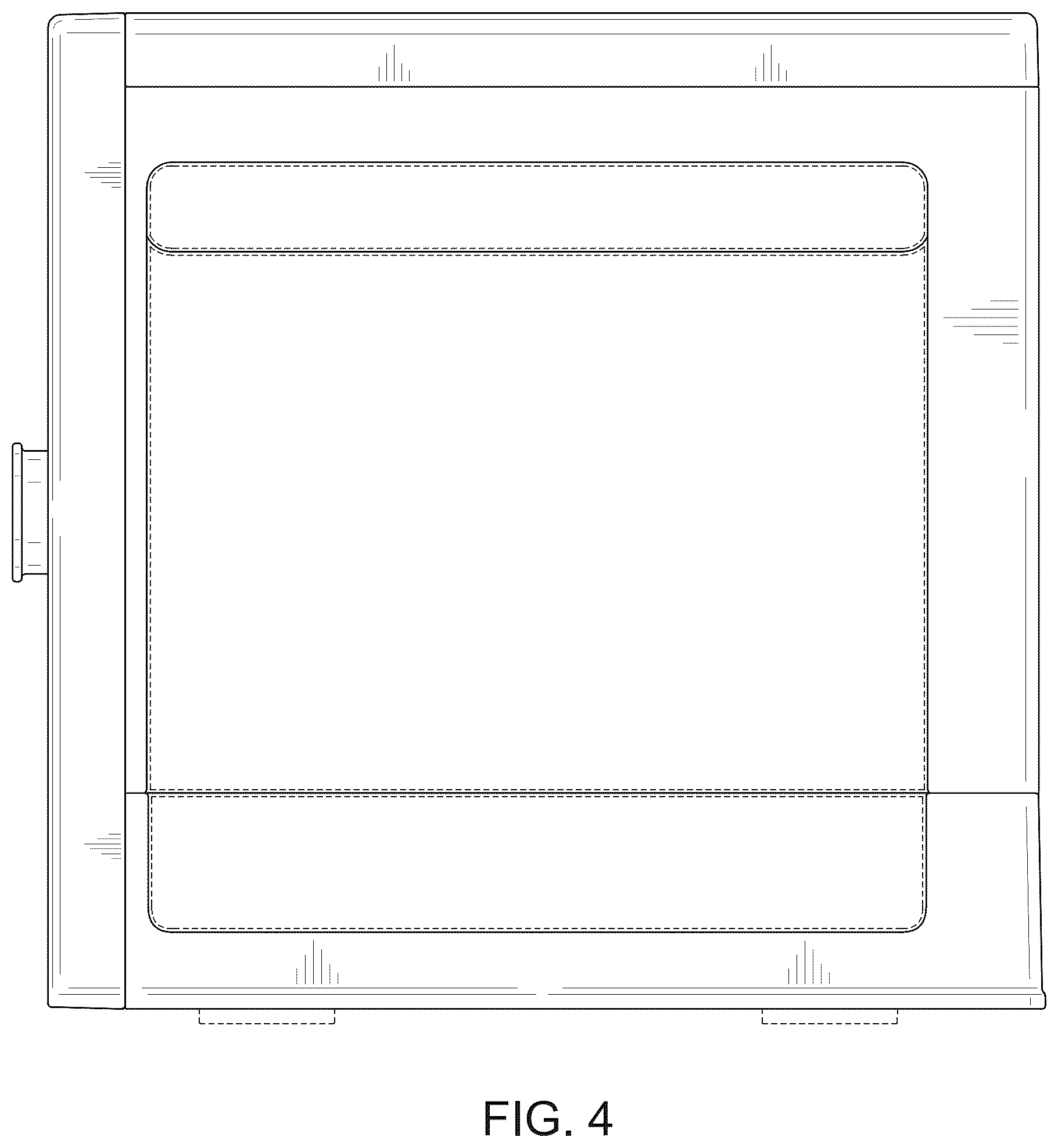 Patent USD1124653 Figure 4 – Storage box