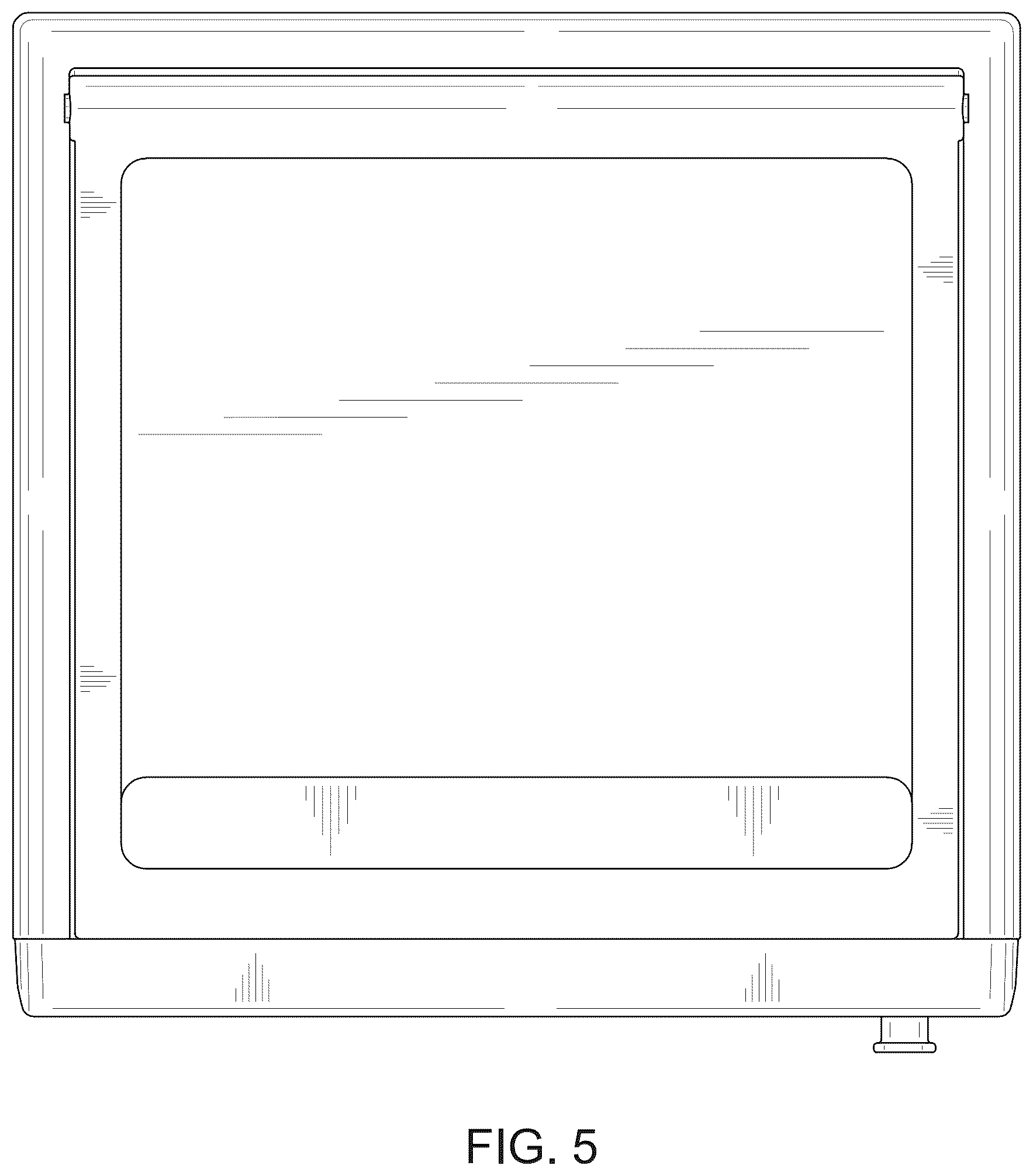 Patent USD1124653 Figure 5 – Storage box