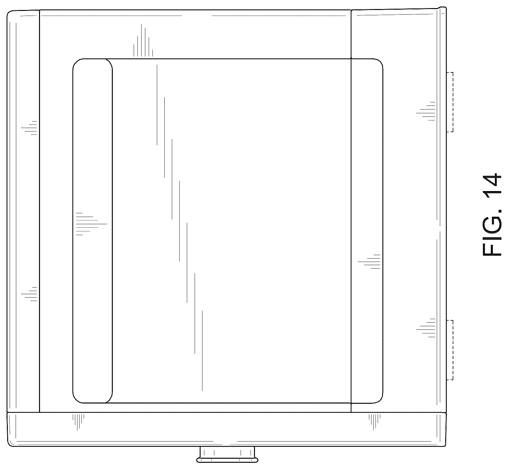 Patent USD1124653 Figure 14 – Storage box