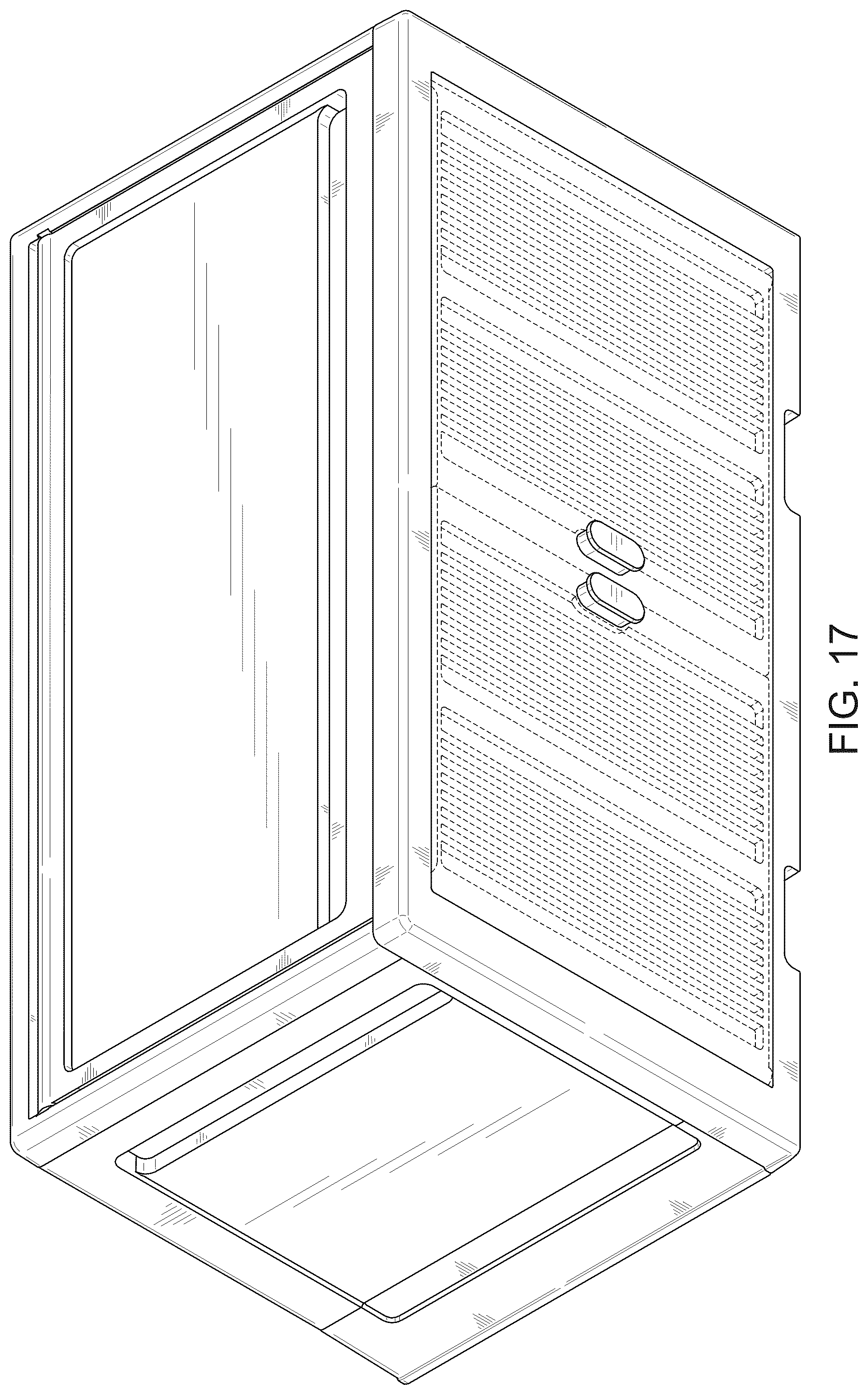 Patent USD1124653 Figure 17 – Storage box