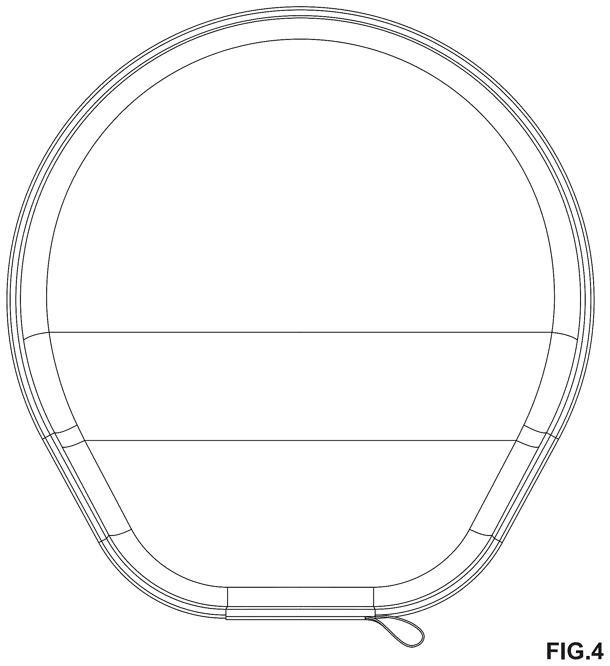 Patent USD1124654 Figure 4 – Case for headphones