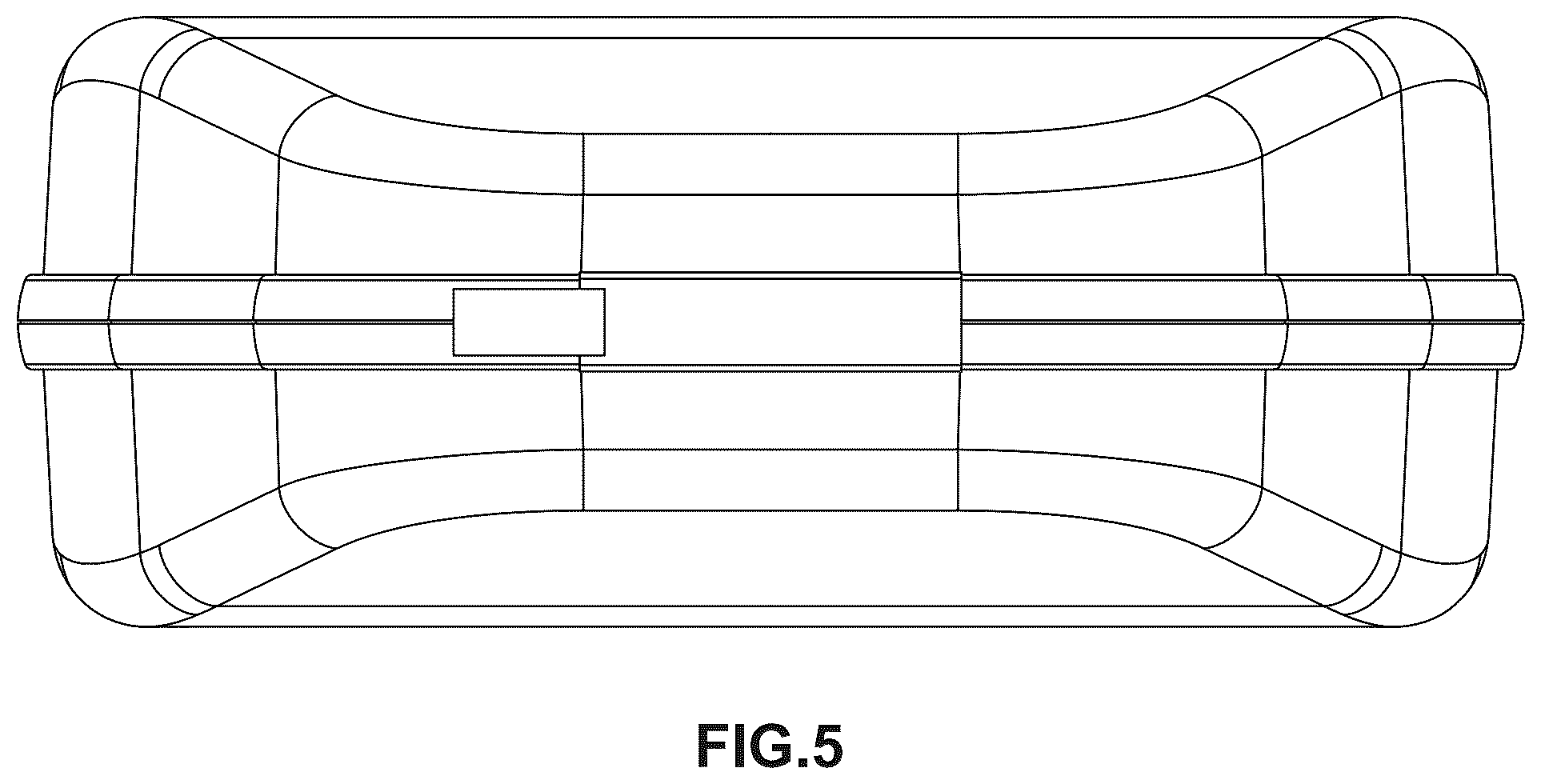 Patent USD1124654 Figure 5 – Case for headphones