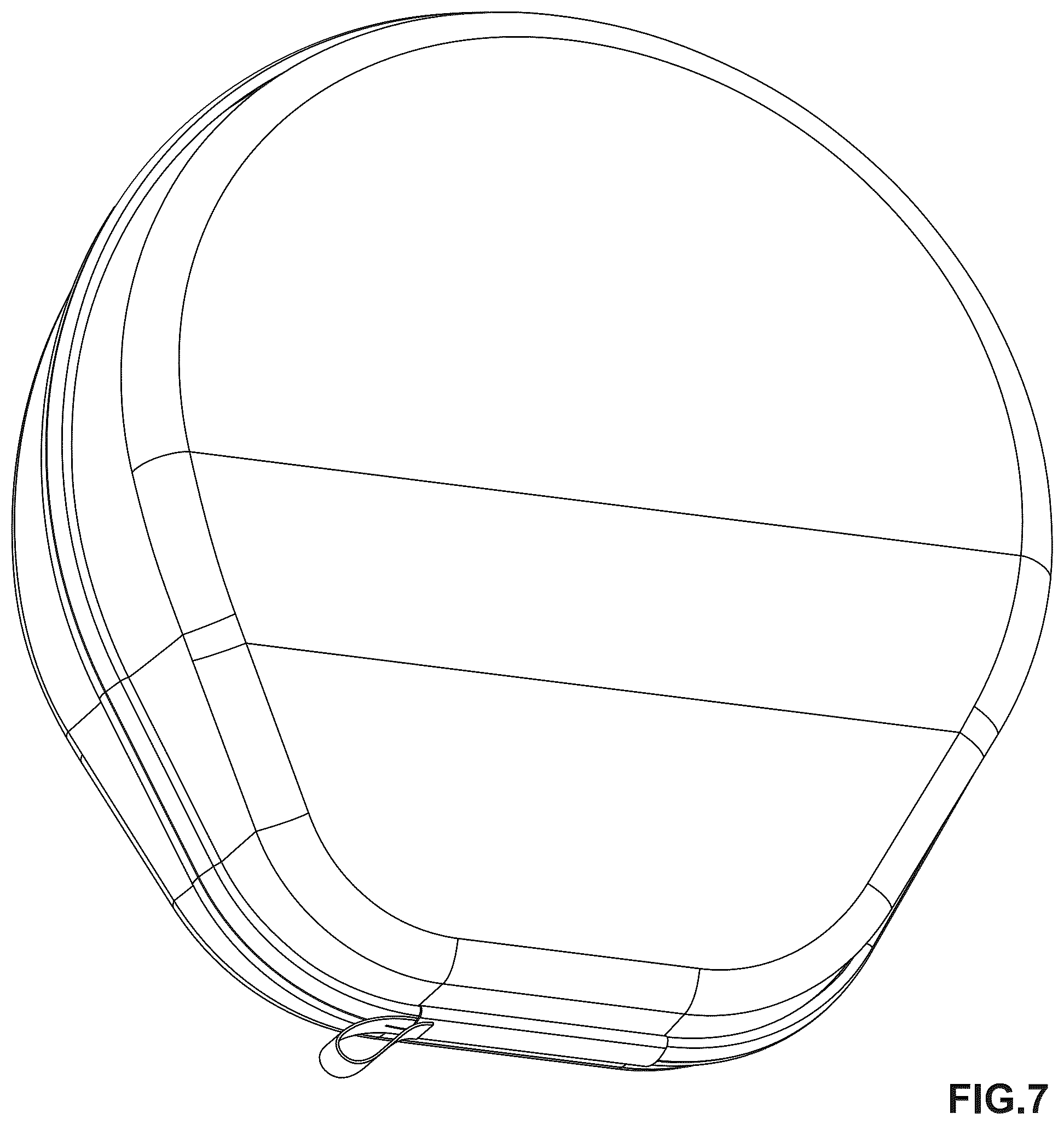 Patent USD1124654 Figure 7 – Case for headphones