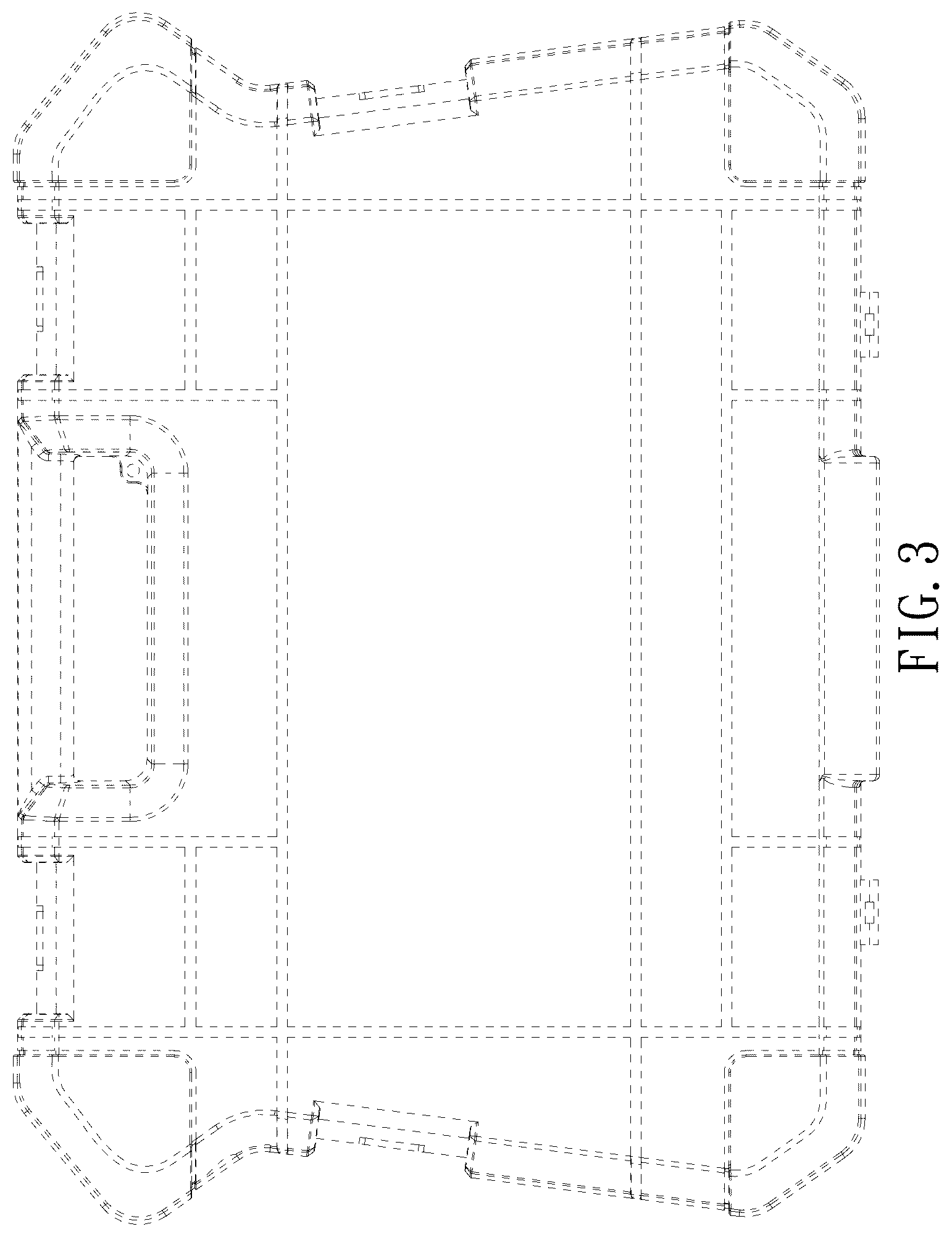 Patent USD1124655 Figure 3 – Tool box
