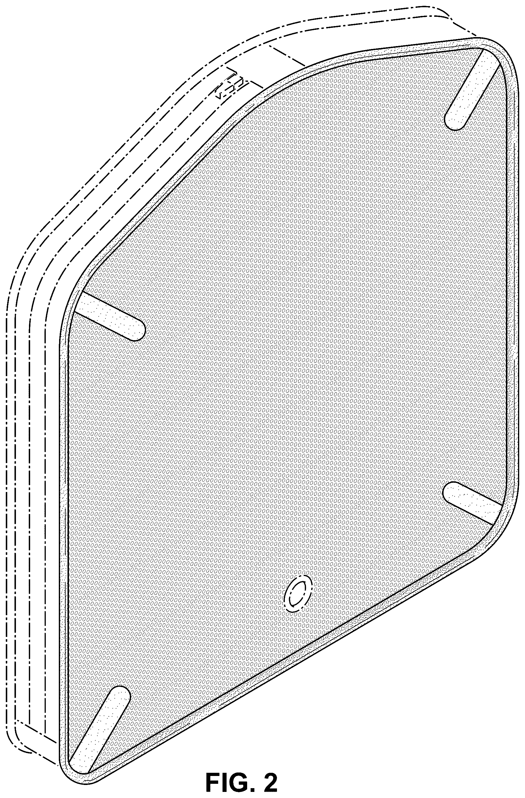 Patent USD1124657 Figure 2 – Garment bag