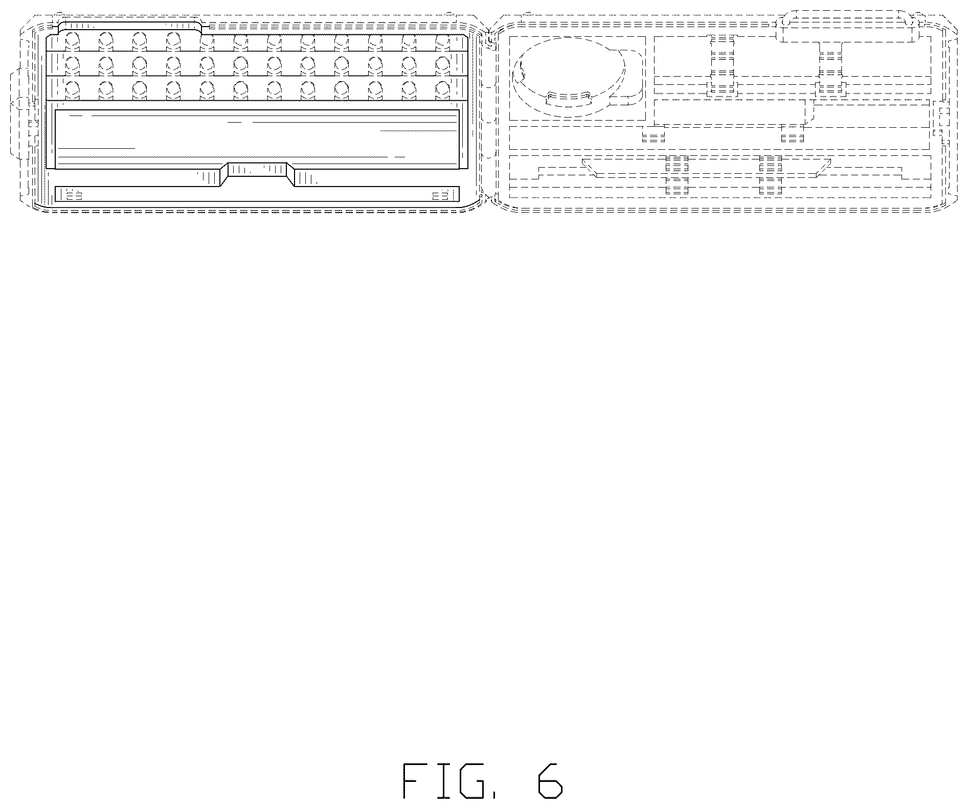 Patent USD1124661 Figure 6 – Tool box lining