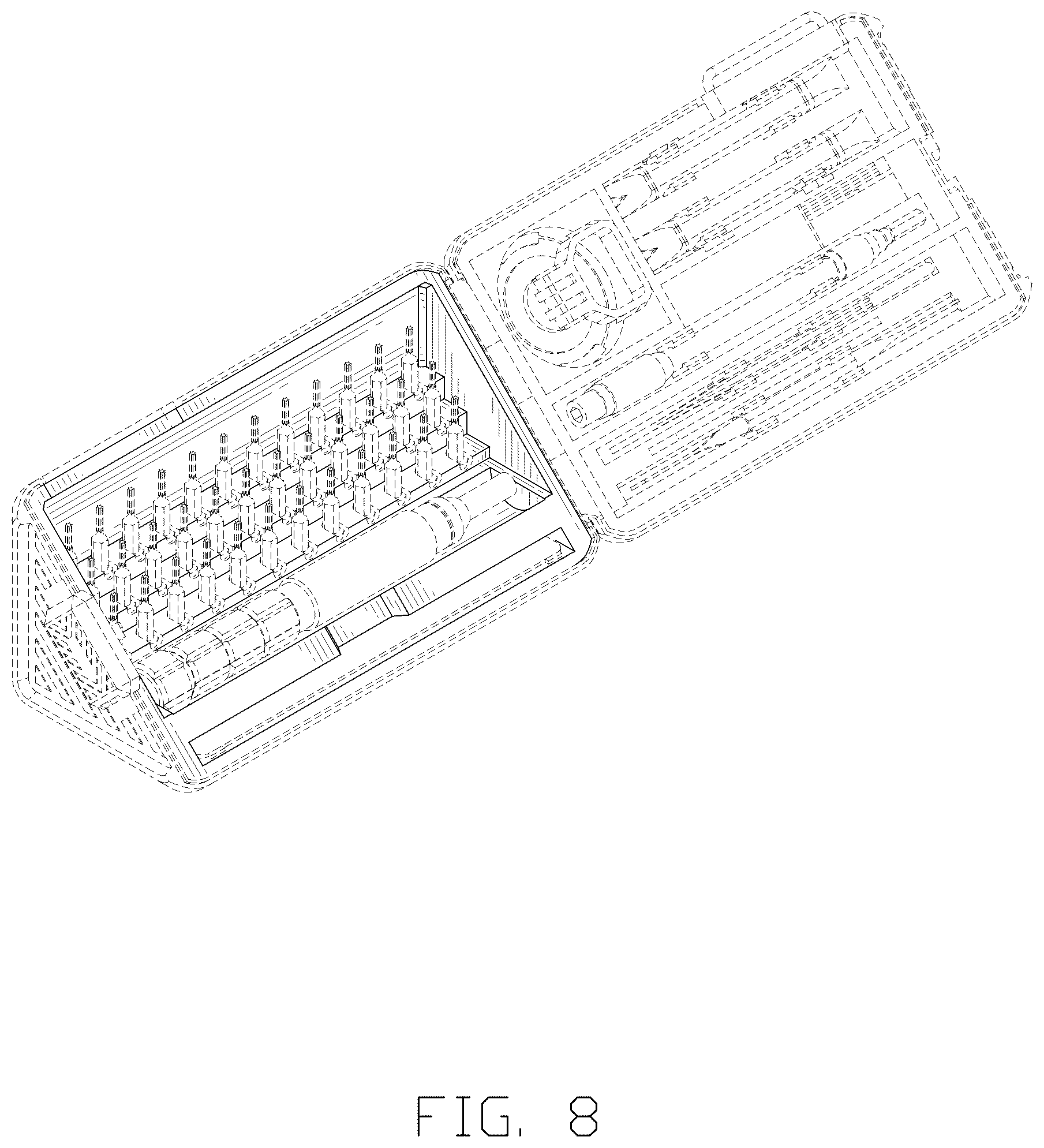 Patent USD1124661 Figure 8 – Tool box lining