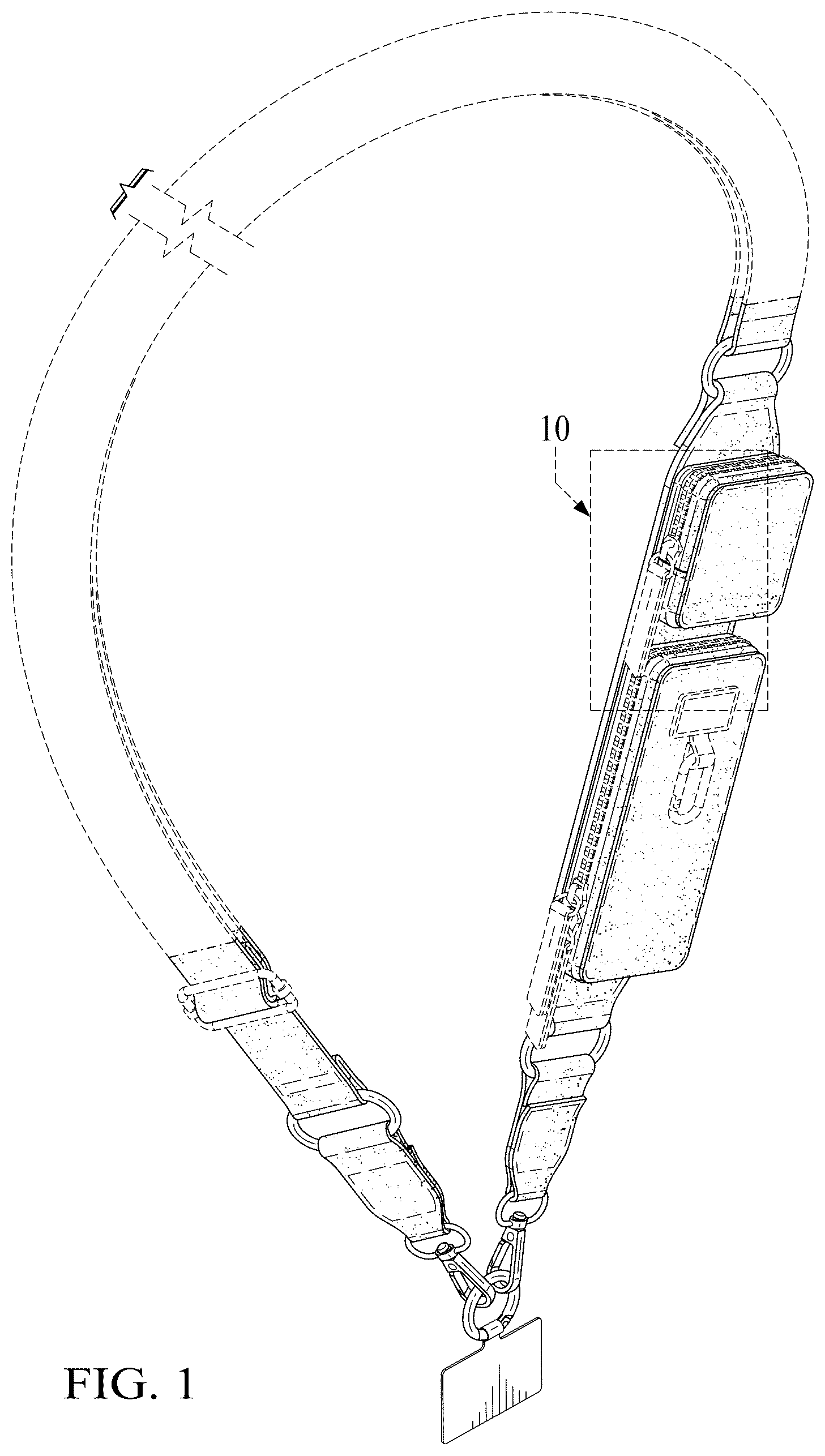 Patent USD1124662 Figure 1 – Crossbody bag