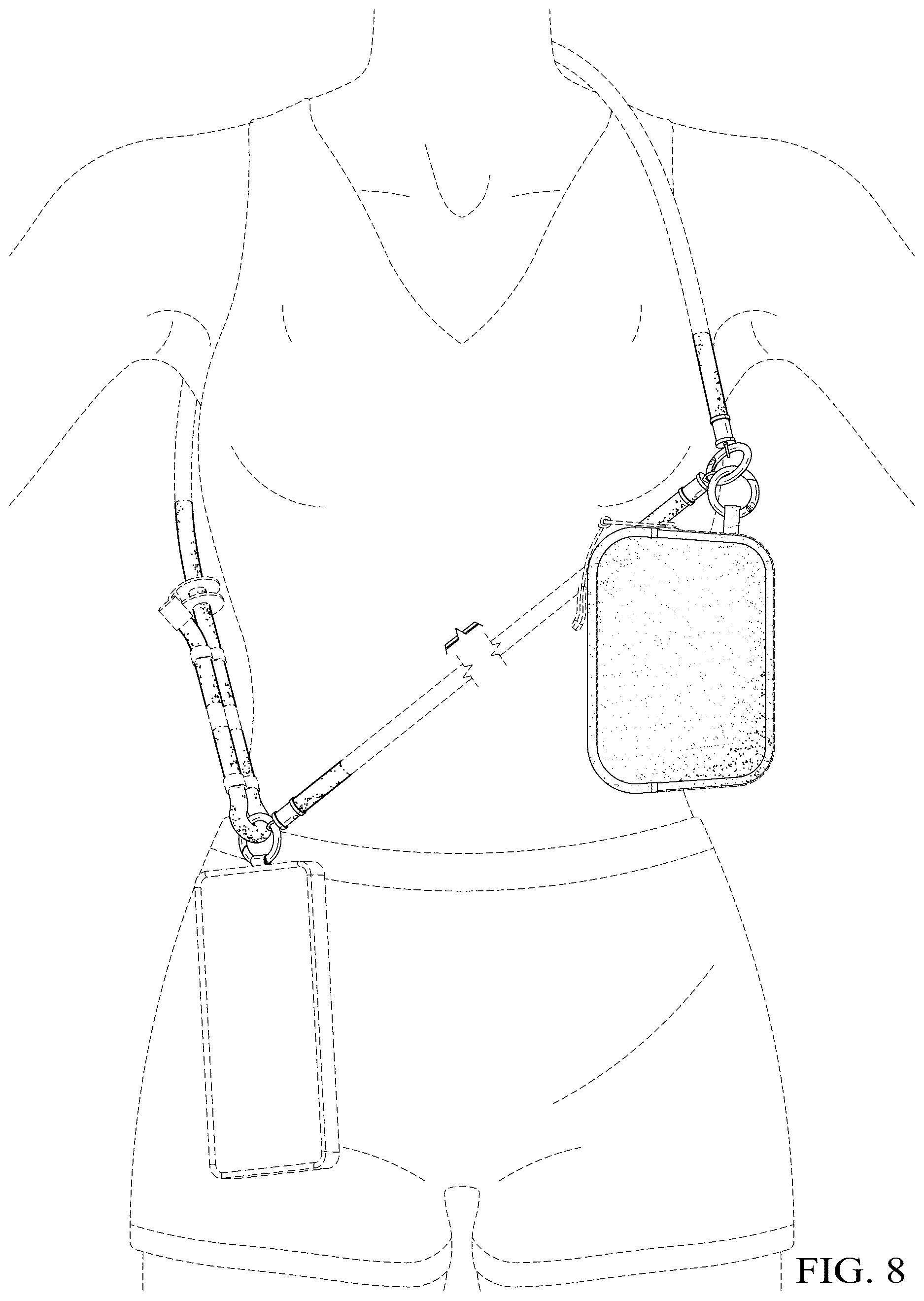 Patent USD1124663 Figure 8 – Crossbody bag