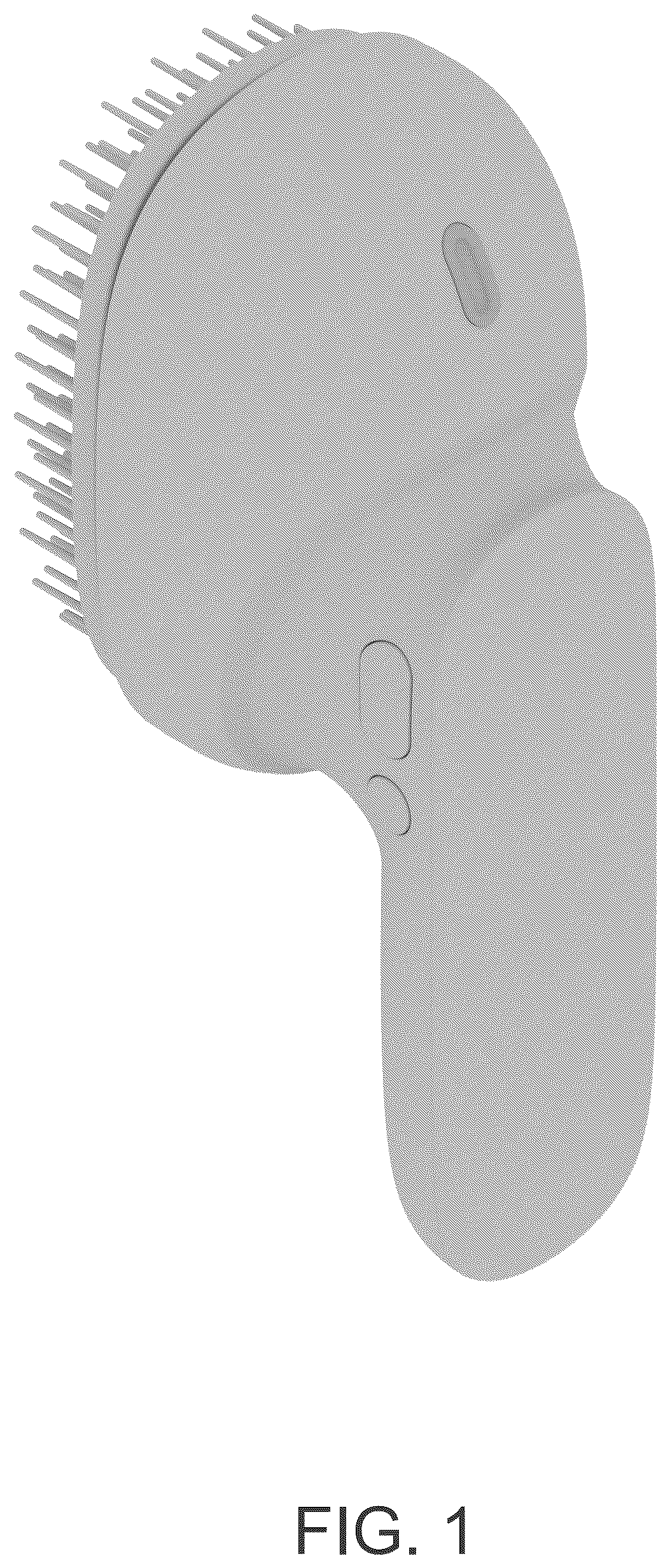 Patent USD1124664 — Massage comb — Figure 1