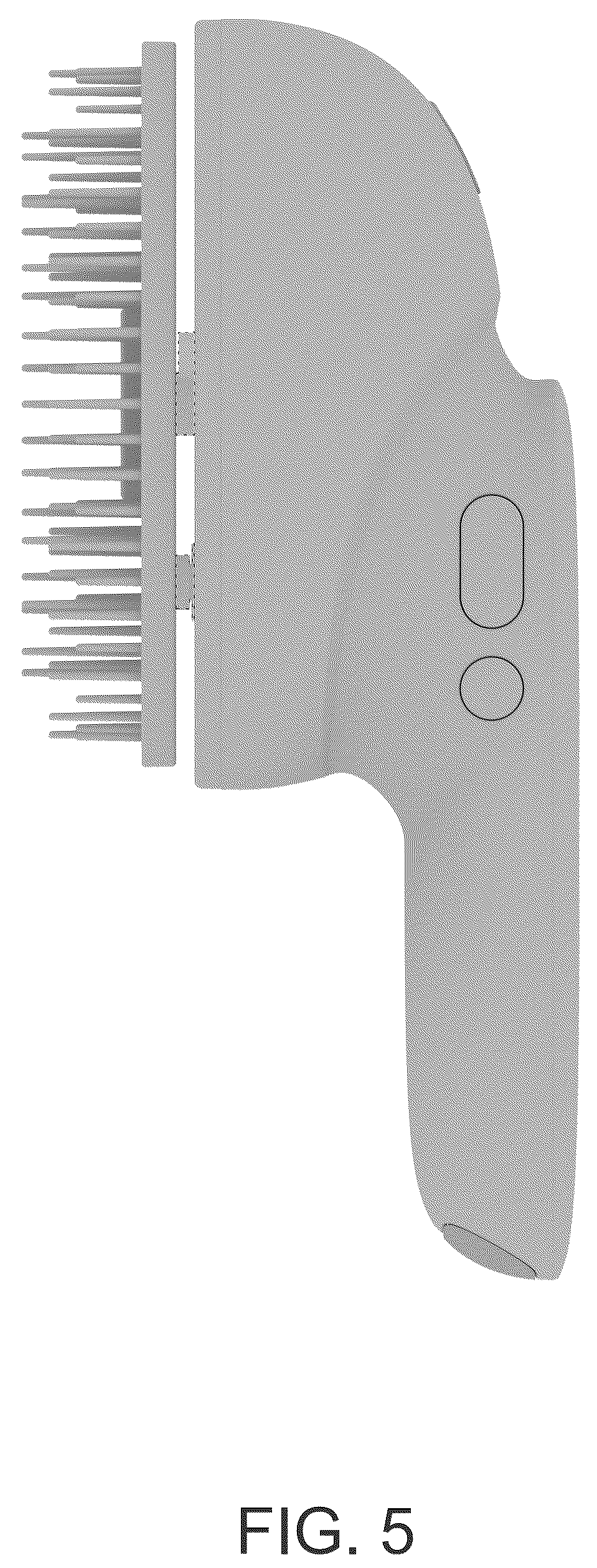 Patent USD1124664 Figure 5 – Massage comb