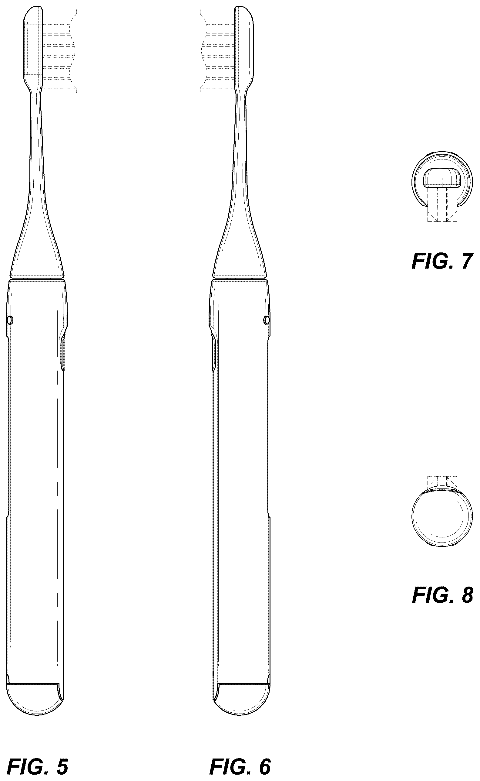 Patent USD1124665 Figure 3 – Electronic toothbrush