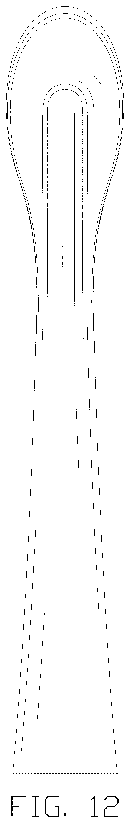 Patent USD1124666 Figure 12 – Toothbrush head