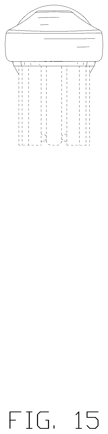 Patent USD1124666 Figure 15 – Toothbrush head
