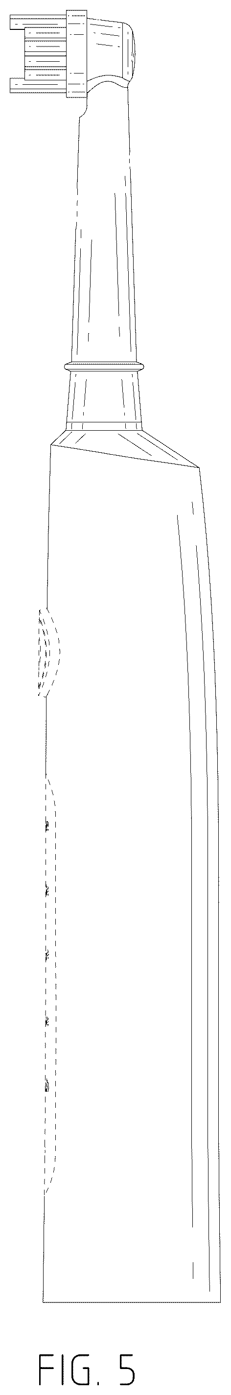 Patent USD1124667 Figure 5 – Electric toothbrush
