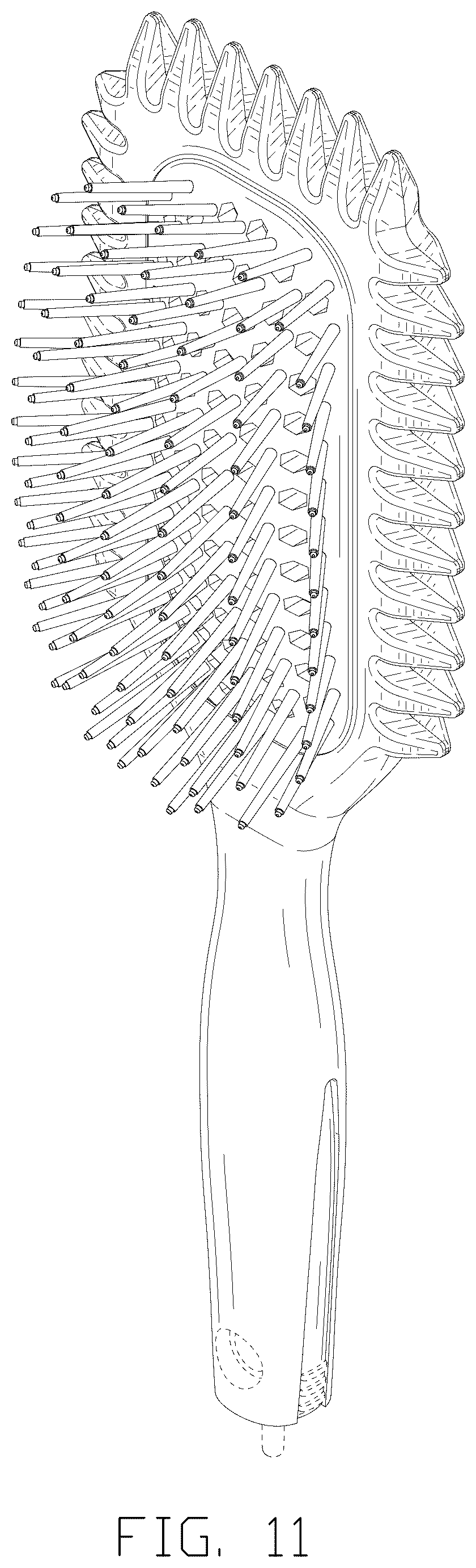 Patent USD1124668 Figure 11 – Combined brush and comb