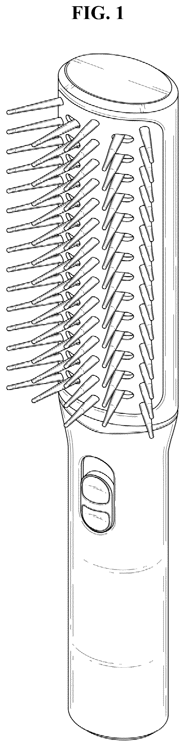 Patent USD1124670 Figure 1 – Styling hairbrush