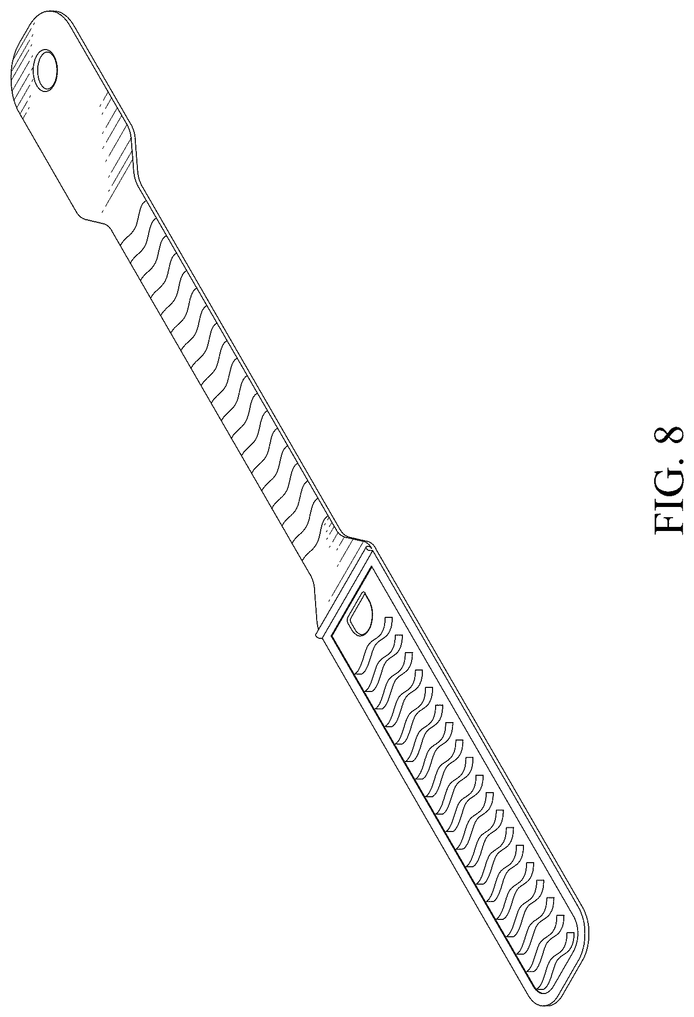 Patent USD1124671 Figure 7 – Brush