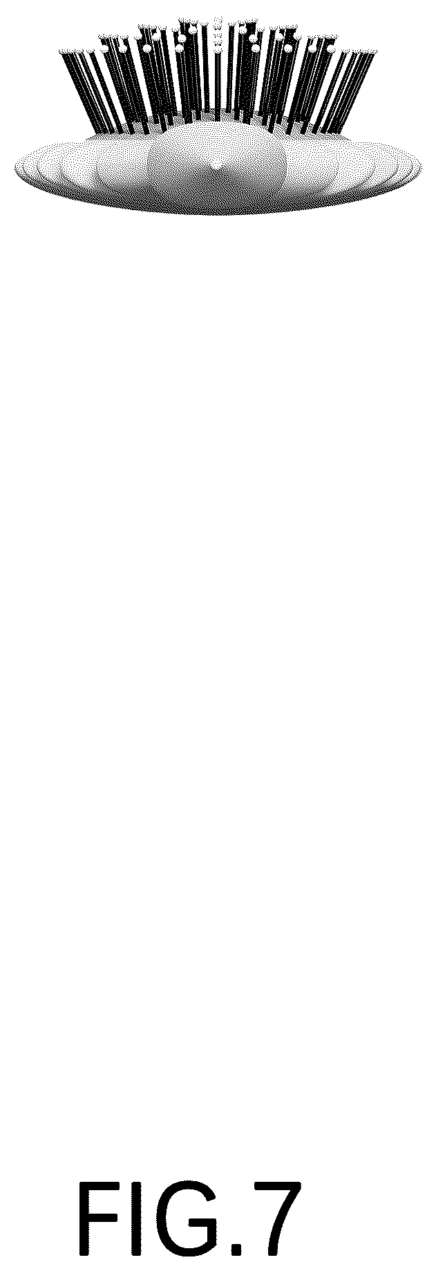 Patent USD1124672 Figure 7 – Hairbrush