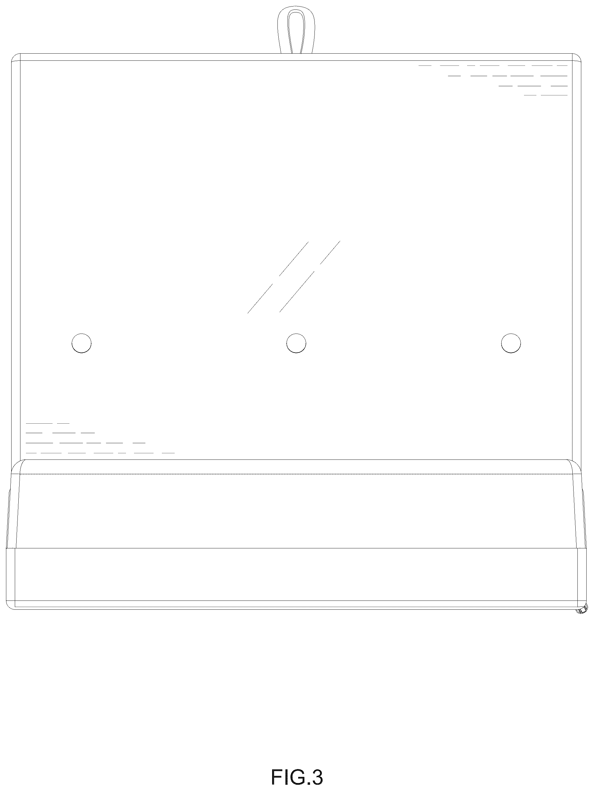 Patent USD1124675 Figure 3 – Reading pillow stand