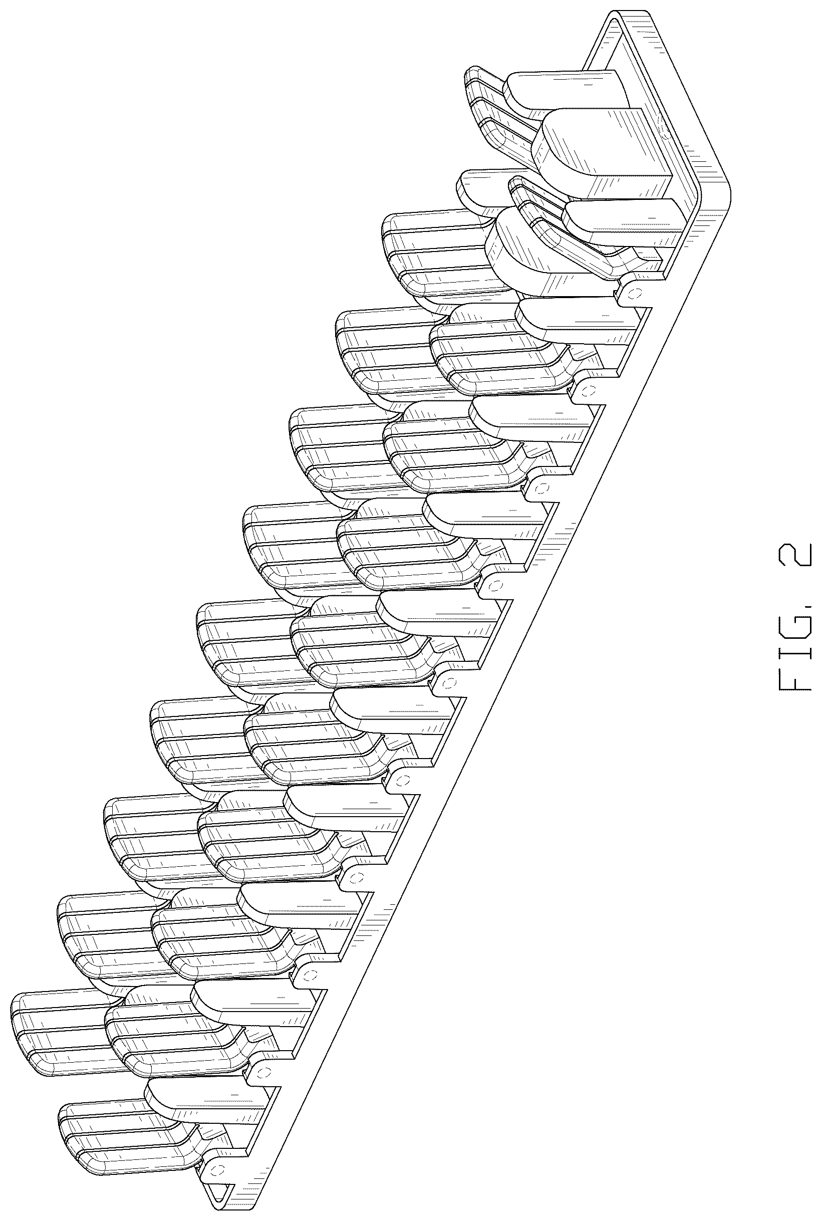 Patent USD1124676 Figure 2 – Hat rack
