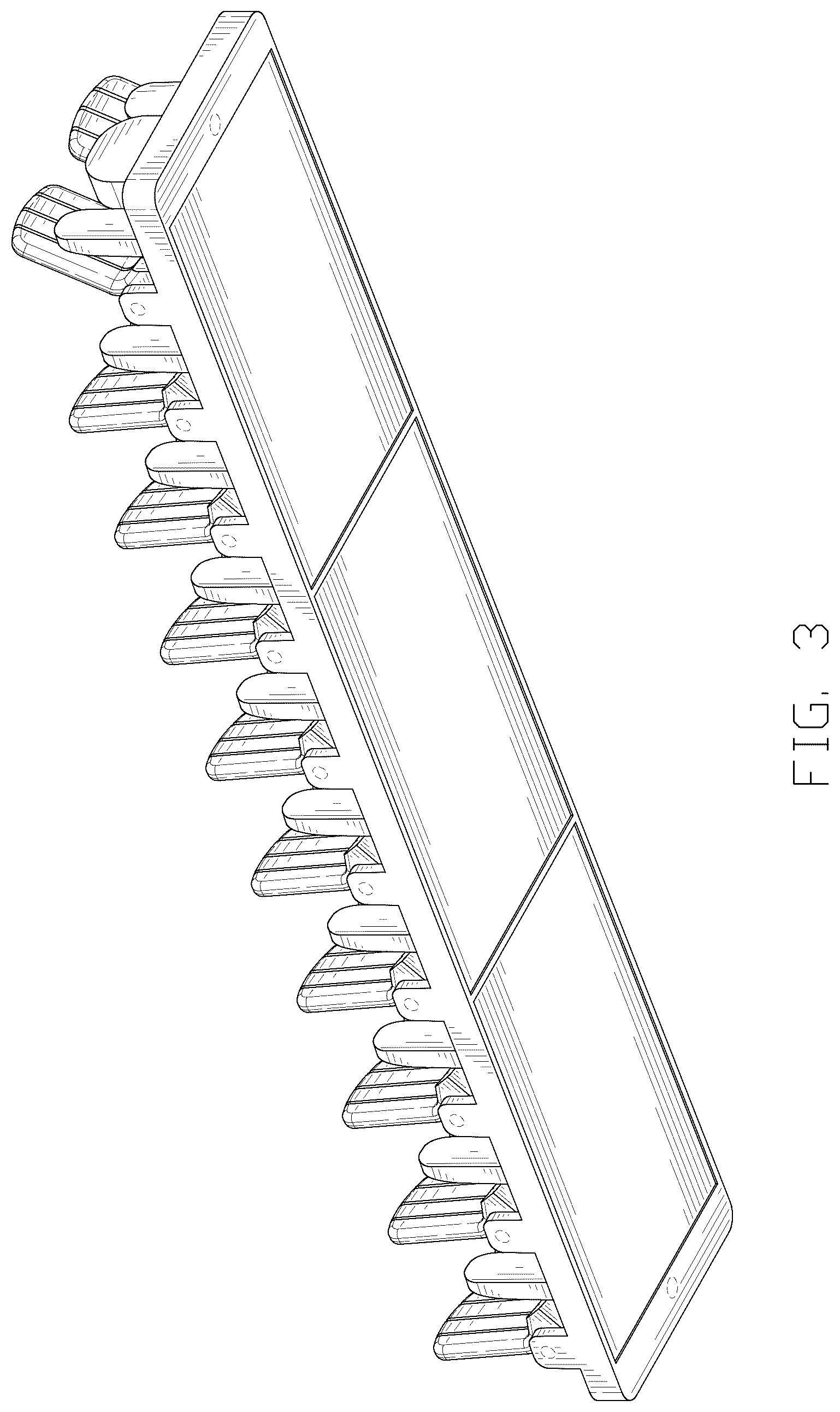Patent USD1124676 Figure 3 – Hat rack