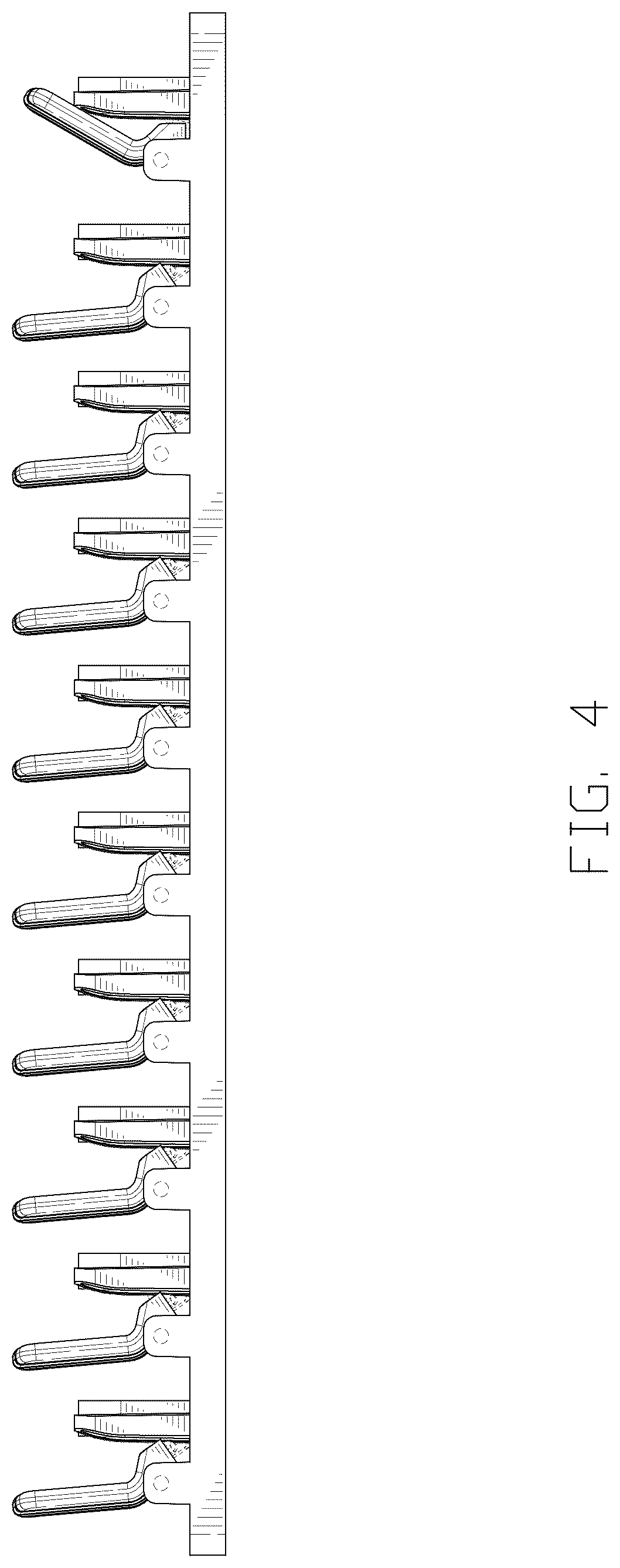 Patent USD1124676 Figure 4 – Hat rack