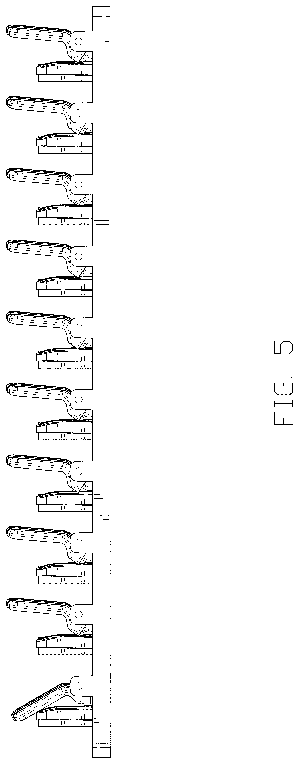 Patent USD1124676 Figure 5 – Hat rack