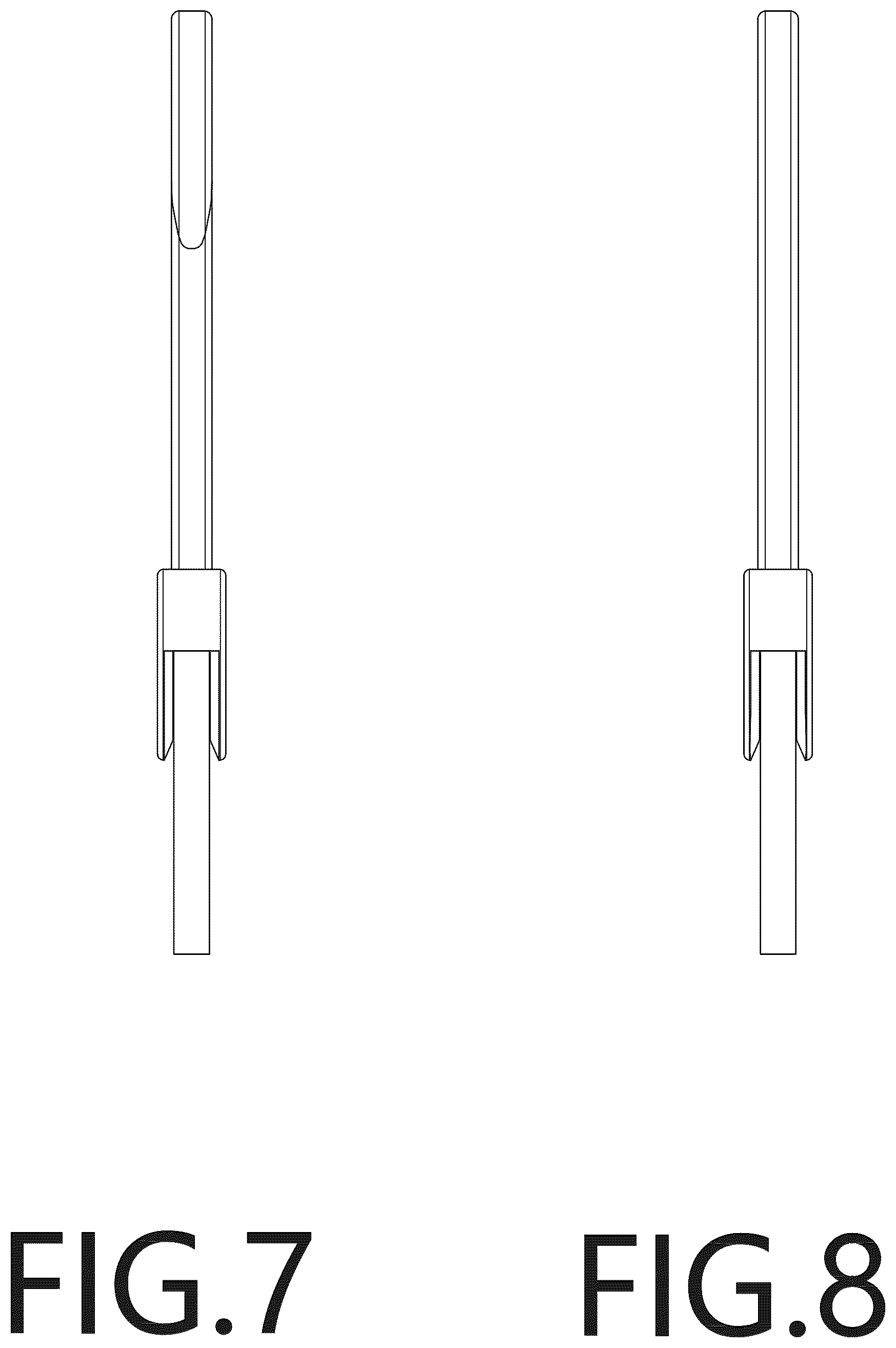 Patent USD1124677 Figure 4 – Hook with cardboard hanger